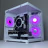 ❄️STARLIGHT ALL WHITE CUTOM GAMING PC RX 5700XT❄️