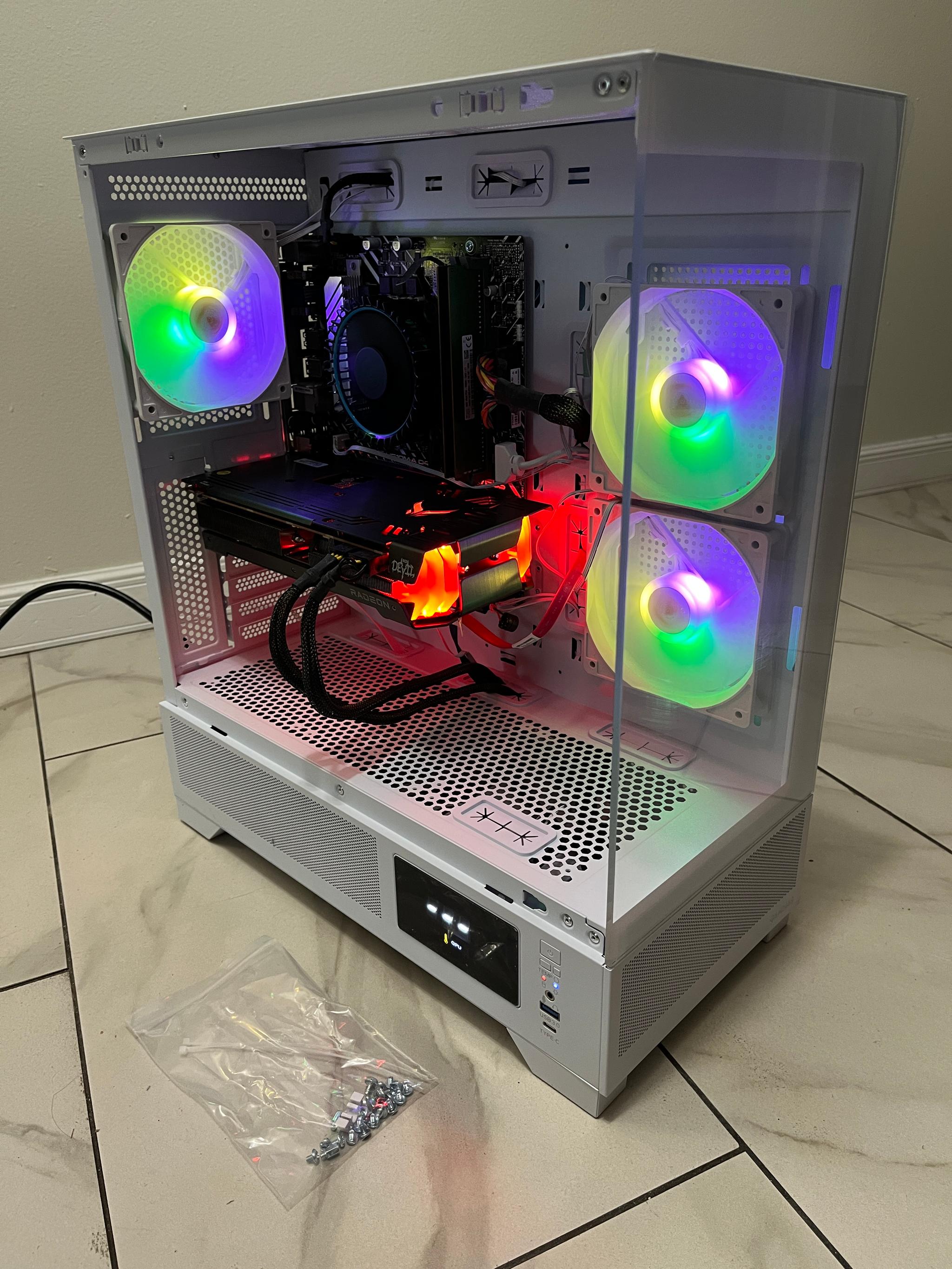 AMD RX 6600 XT, Intel Core i3-12100, 16GB RAM, 4.2 TB Storage, High FPS Gaming PC w/ Wi-Fi & BT