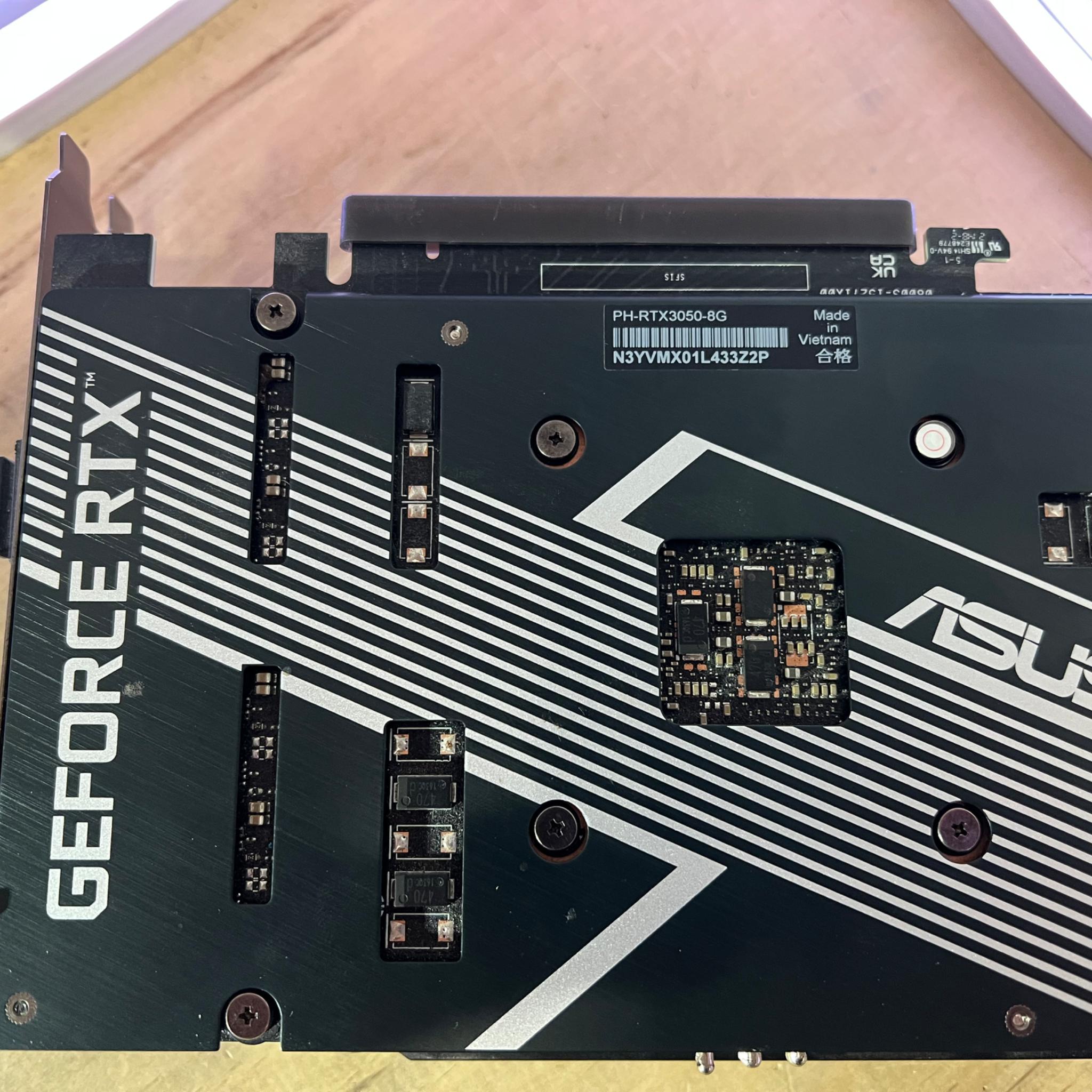 ASUS 3050 8g pulled from a know working rig for customer upgrade