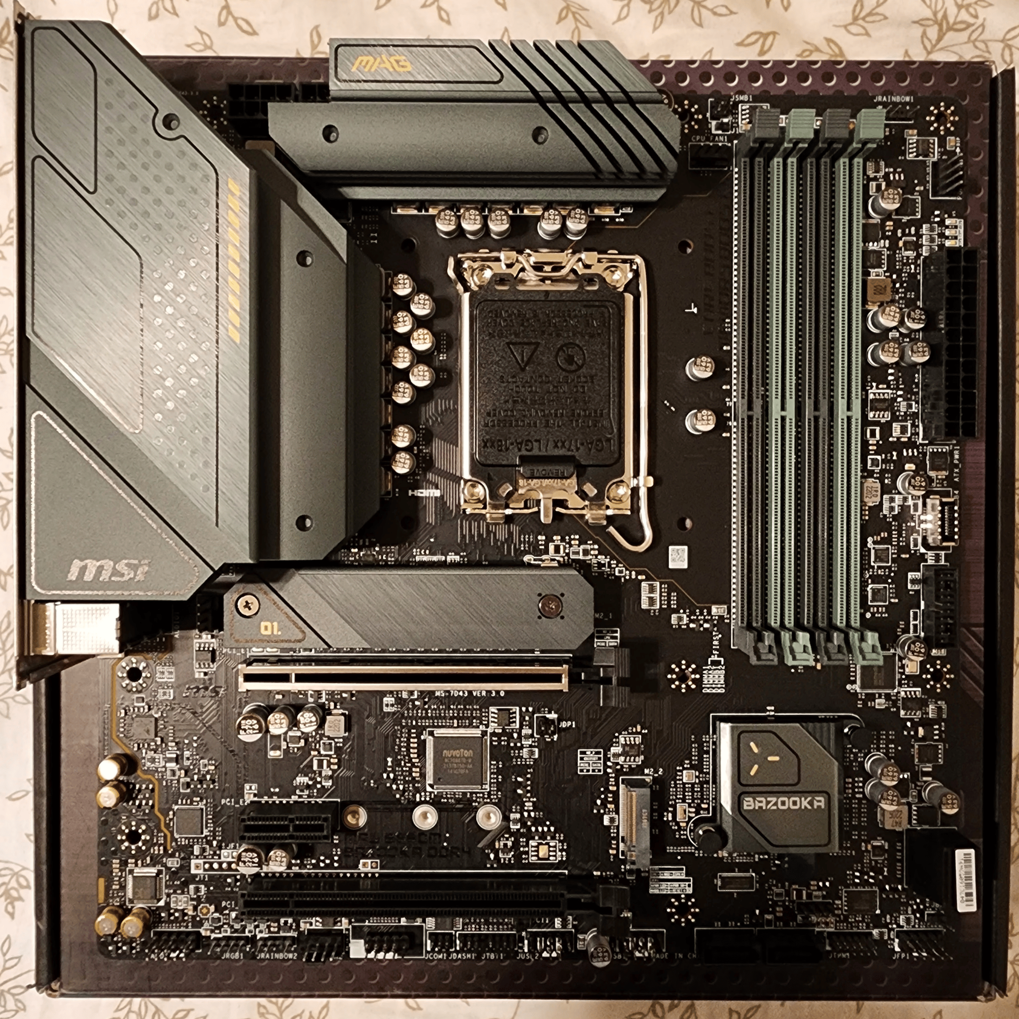 Open 📦! MSI MAG B660M Bazooka DDR4