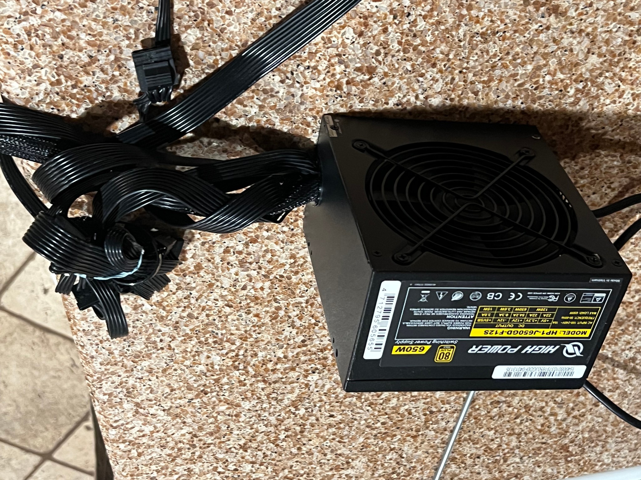 High Power 650w 80GOLD