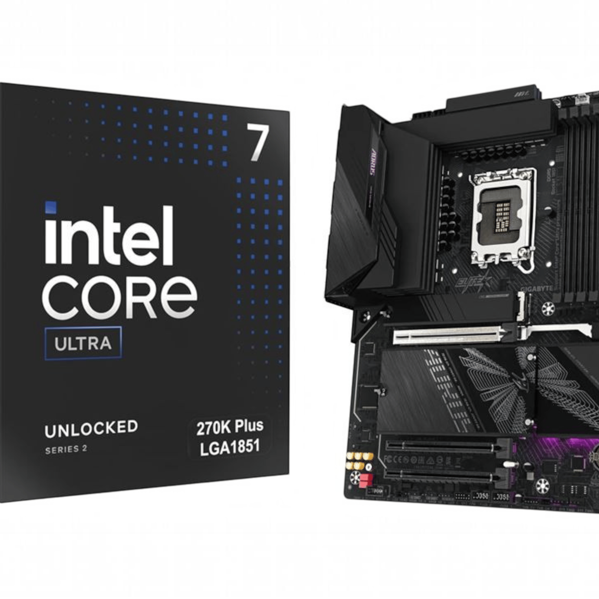 Intel Core Ultra 7 270K Plus + Gigabyte Z890 Aorus Elite WI-FI 7 Plus (CPU + Motherboard Bundle)