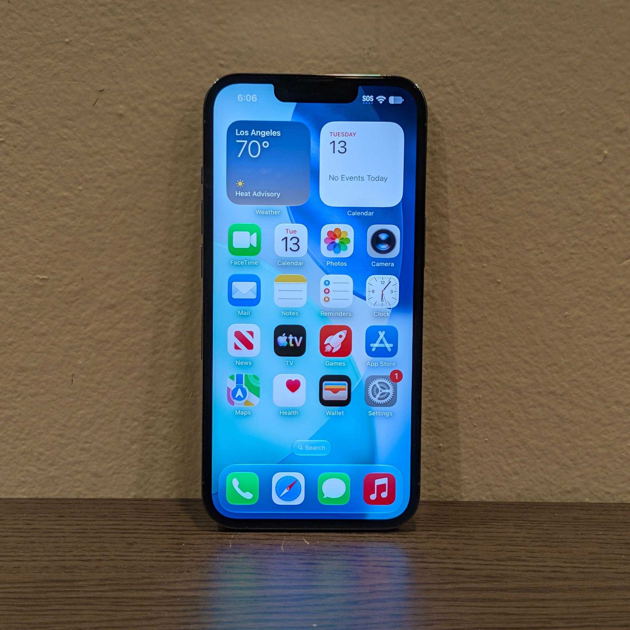 Apple iPhone 13 Pro - 128GB - Sierra Blue - Unlocked - Good Condition