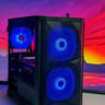 🥷⚫Snake Eyes🥷⚫-Gaming PC-AMD RX 580 4GB-AMD Ryzen 5 2600-16GB DDR4 RAM-512GB NVME