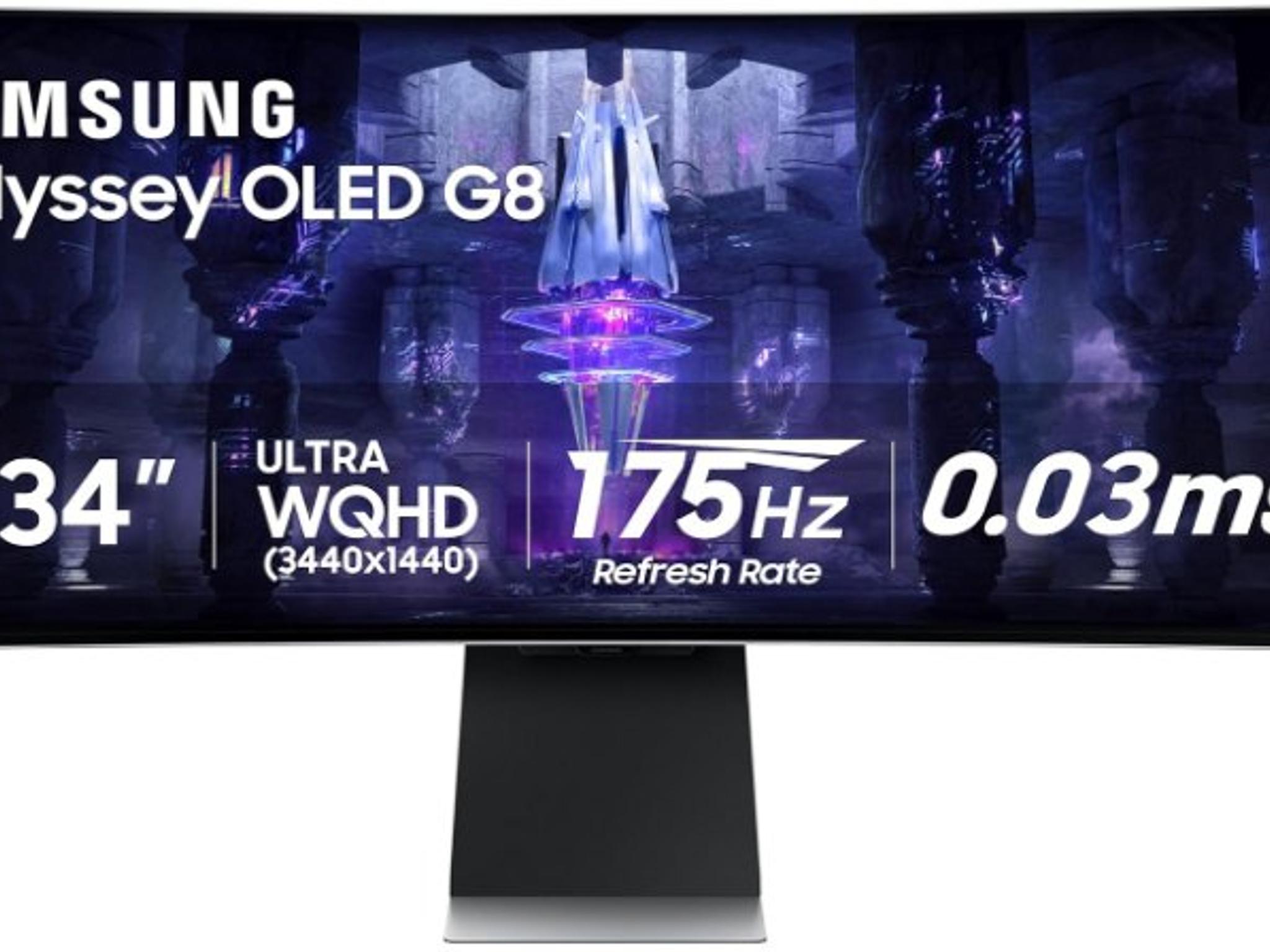 Samsung Odyssey OLED G8 Monitor 34" 3440x1440 175Hz 0.03ms