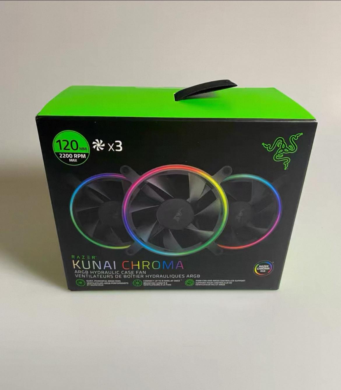 Razer Kunai Chroma 120mmx3 ARGB Case Fan