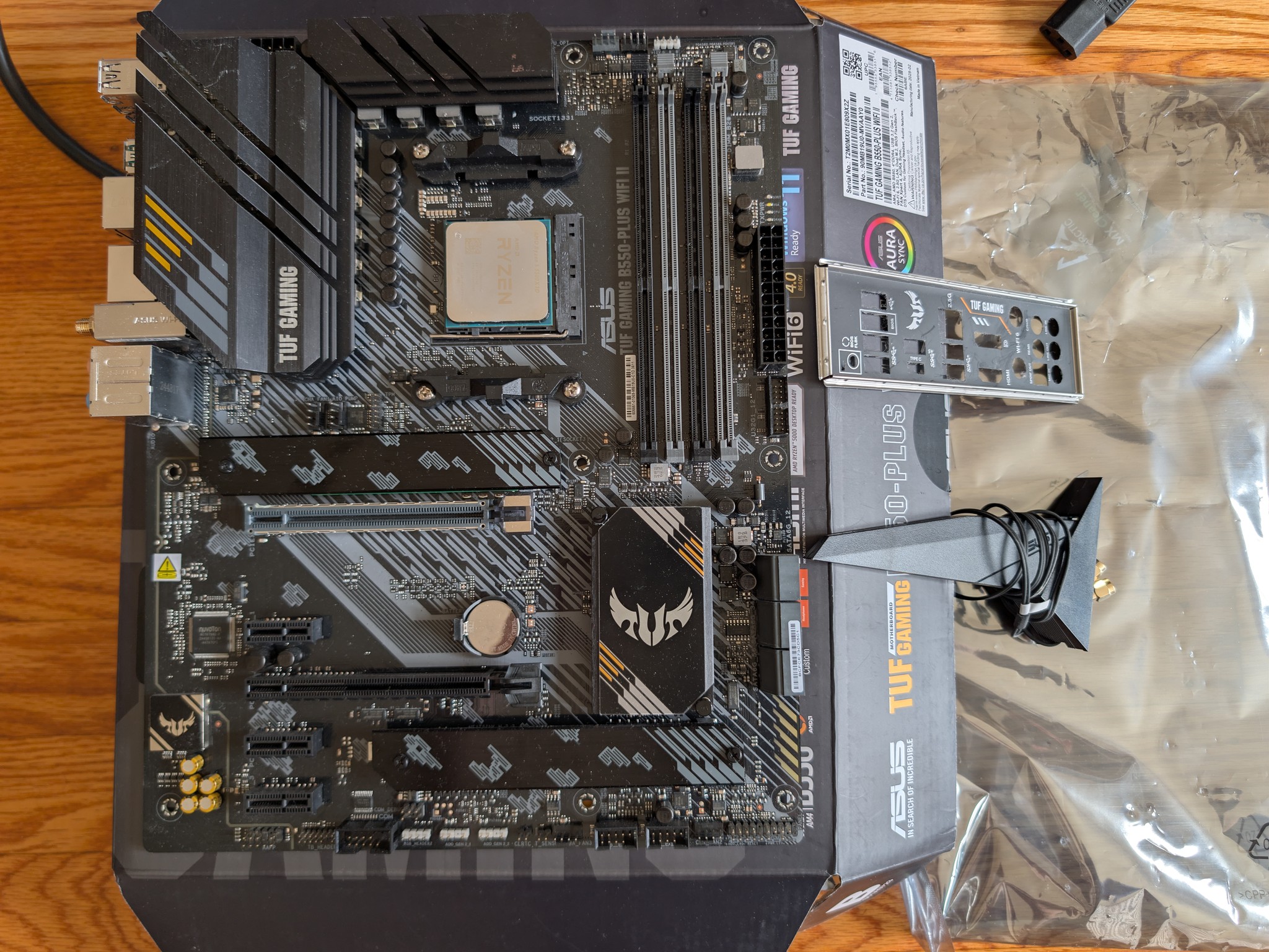 [X3D Gaming Combo] Ryzen 5 5500X3D + ASUS TUF B550 WiFi II + 256GB SSD – Ready to Build