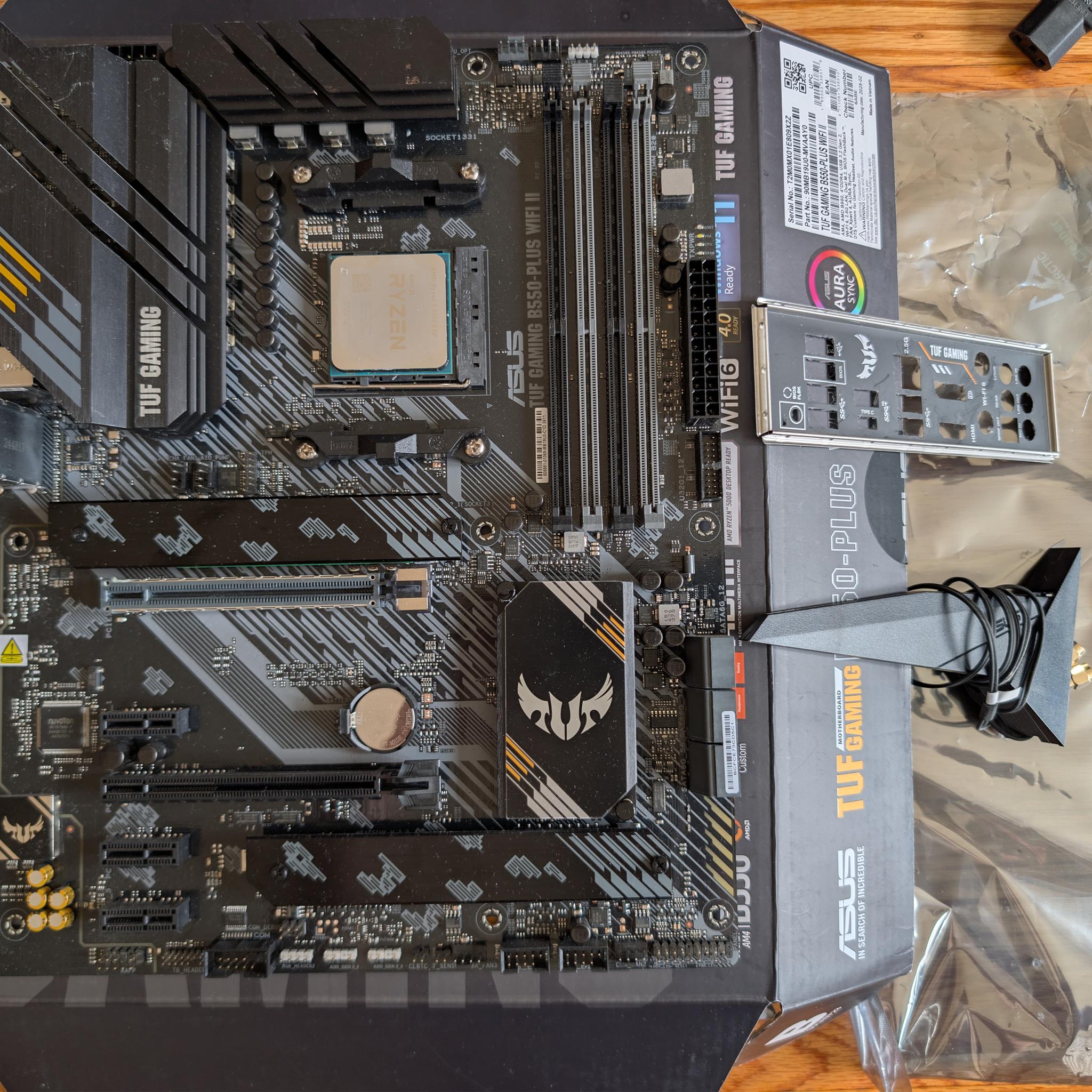 [X3D Gaming Combo] Ryzen 5 5500X3D + ASUS TUF B550 WiFi II + 256GB SSD – Ready to Build