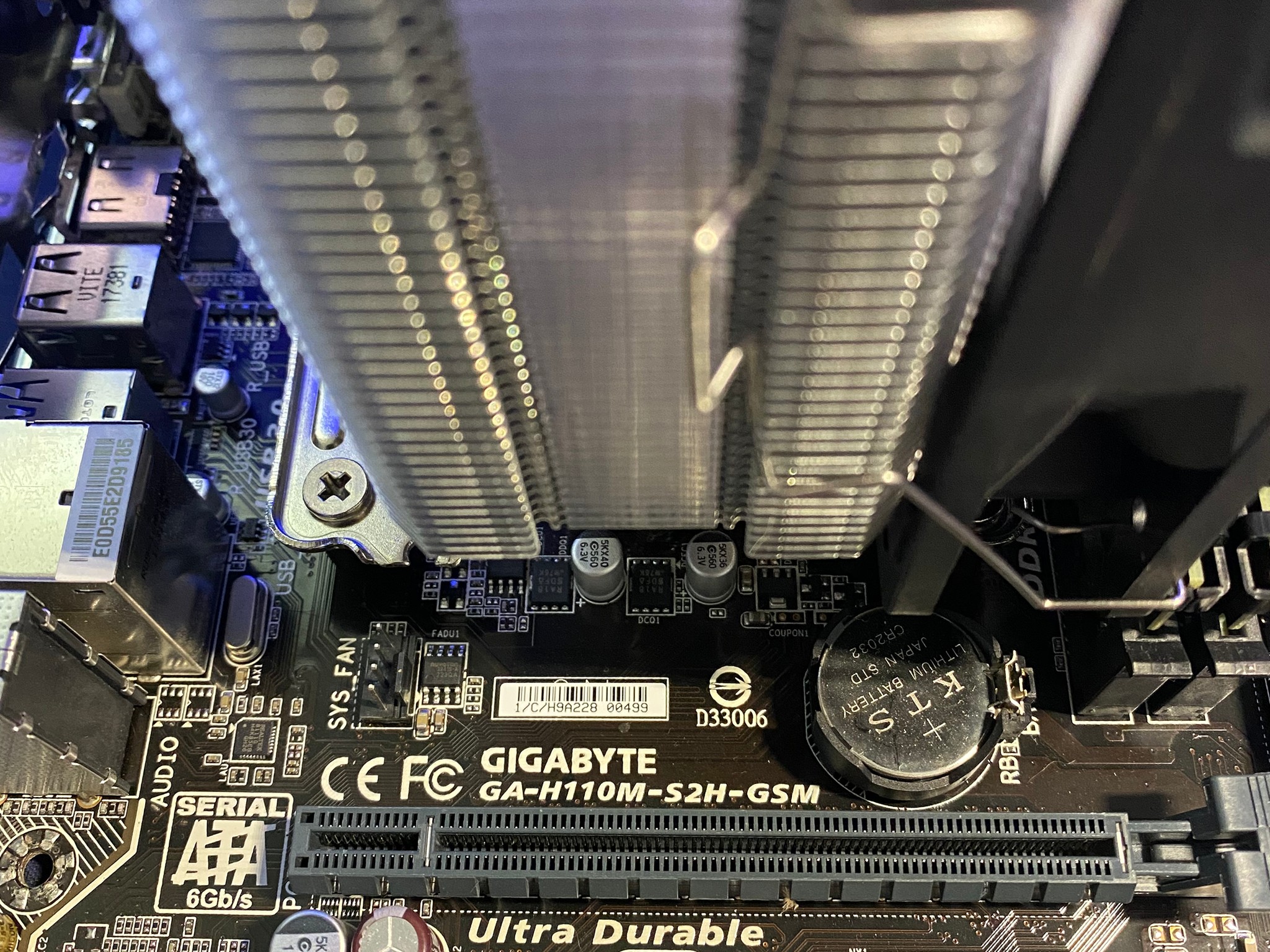 Budget Gaming Combo! H110 MB, i7 6700, 16gb of ddr4 2666, Thermal Right Burst Assassin CPU Cooler.
