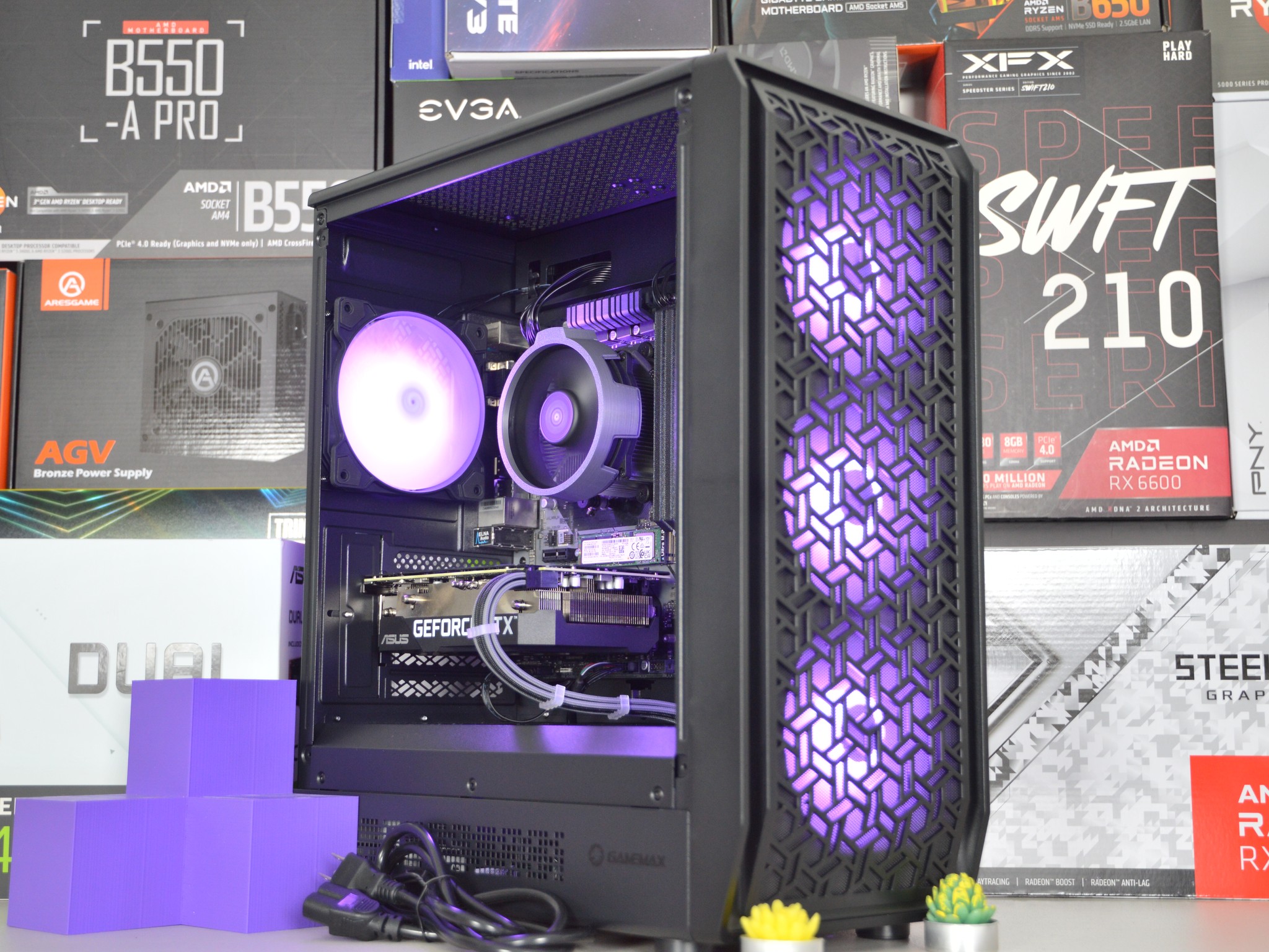 ⚫️🌎| RTX 3060 12GB | AMD Ryzen 7 2700X | 16GB DDR4 RAM | 1TB NVME SSD | Midnight Earth 2.0|