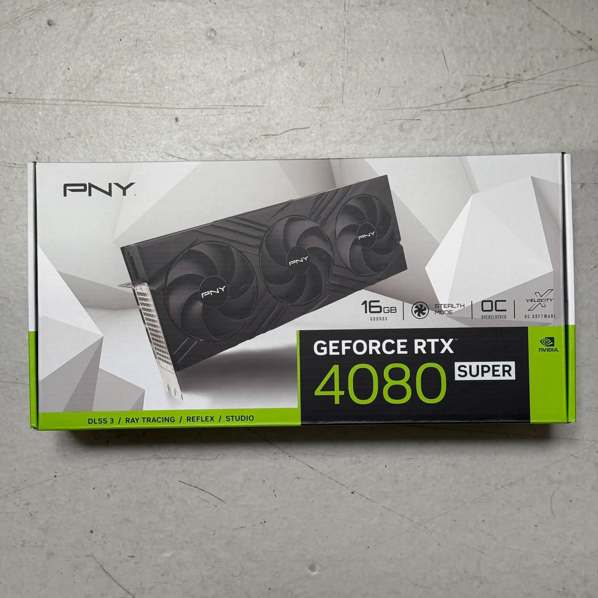 PNY RTX 4080 Super VERTO OC 16GB - Brand new sealed box !