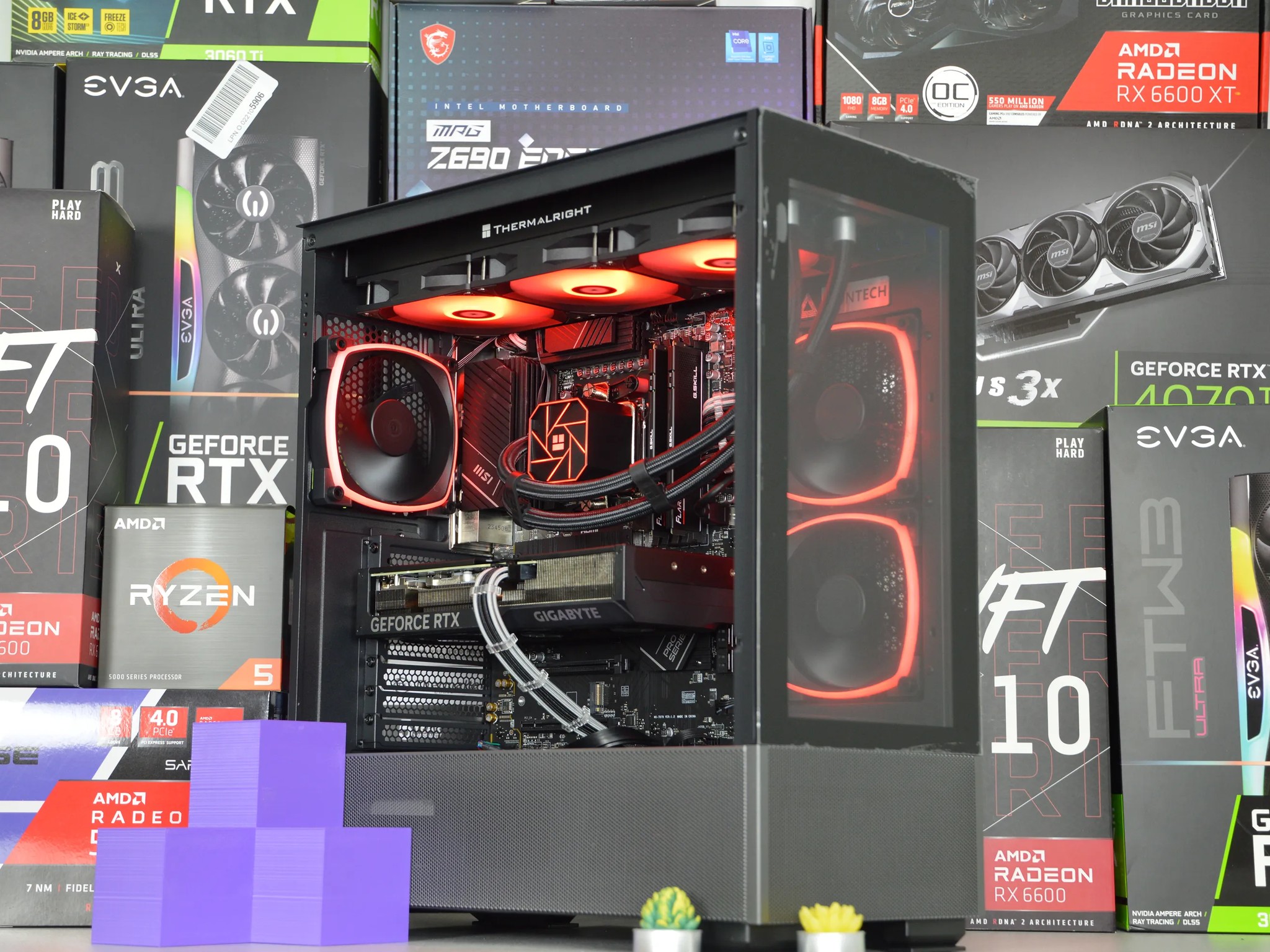 ⚡⚡| RTX 4070 12GB| RYZEN 7 7700X | 32 GB DDR5 RAM | 2TB NVME SSD | Electric Night |