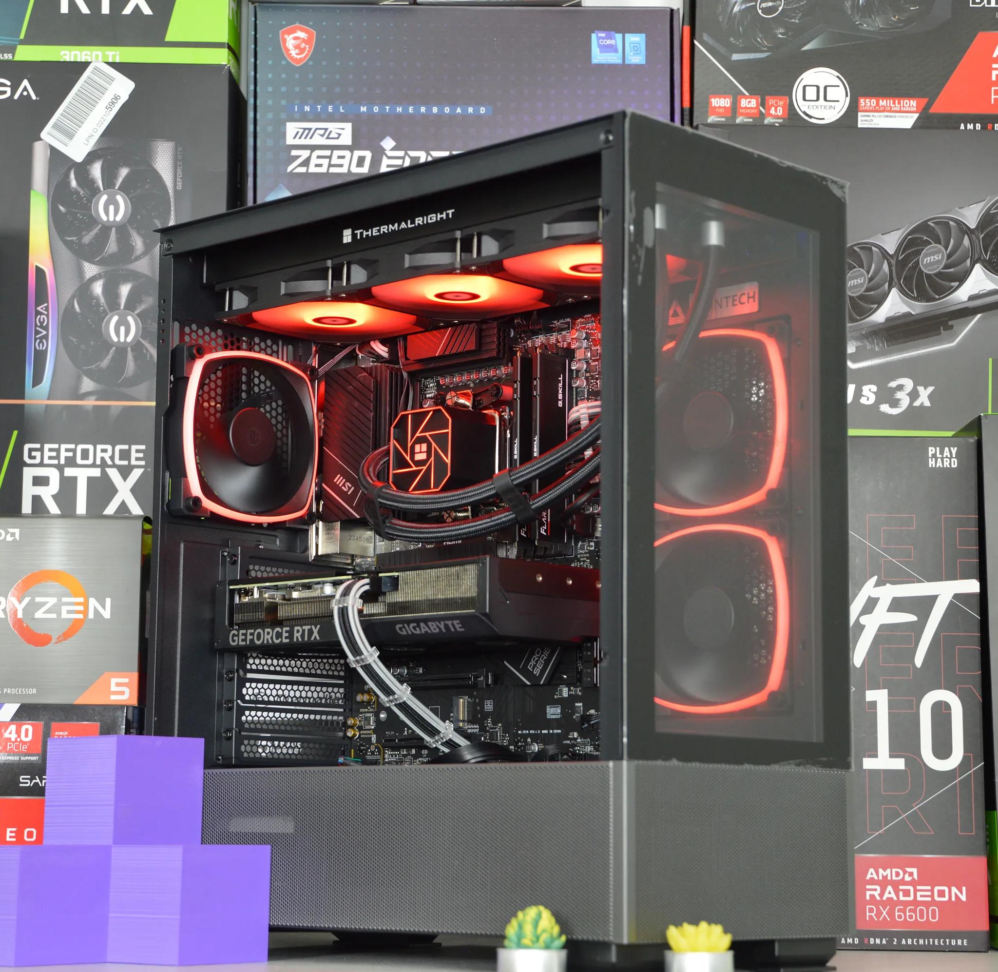 ⚡⚡| RTX 4070 12GB| RYZEN 7 7700X | 32 GB DDR5 RAM | 2TB NVME SSD | Electric Night |