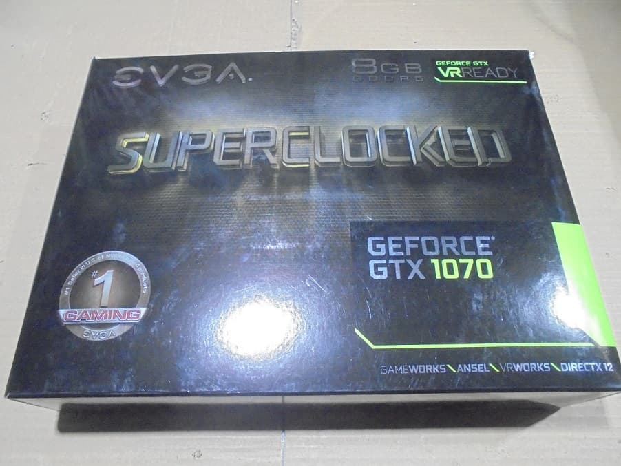 EVGA GTX 1070 8 GB BIOS SC/Great Condition/OE Box/OE Contents
