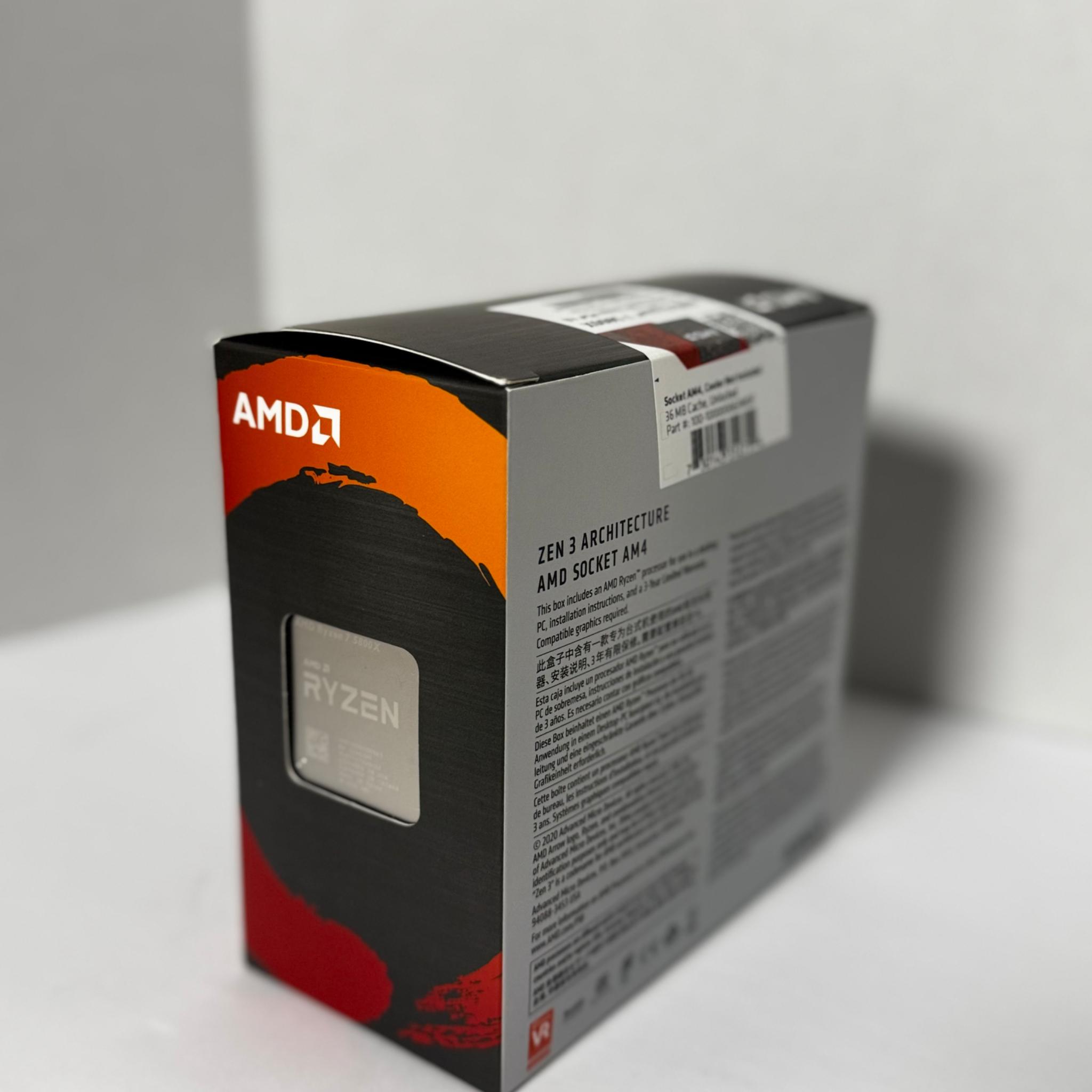 AMD Ryzen 7 5800X 8-core, 16-Thread Unlocked Desktop Processor
