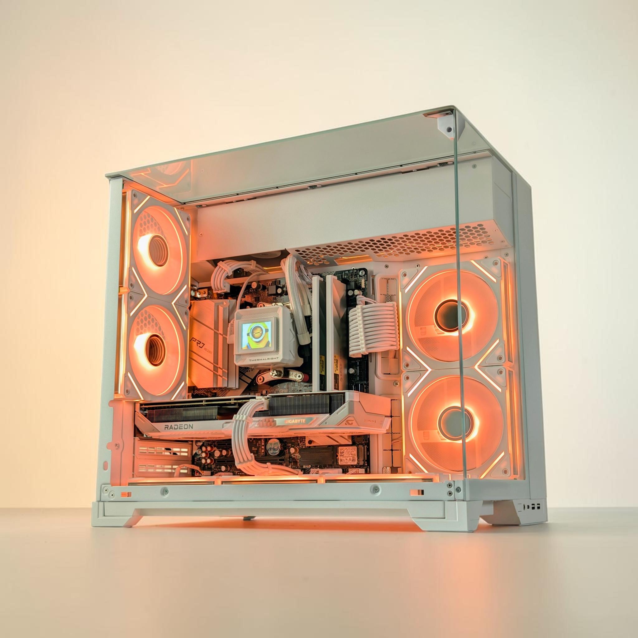 🤍🏔️Alaska🏔️❄️Gaming PC❄️AMD RX 9060 XT 16GB❄️AMD Ryzen 7 5800X 8 core❄️32GB DDR4❄️1TB SSD
