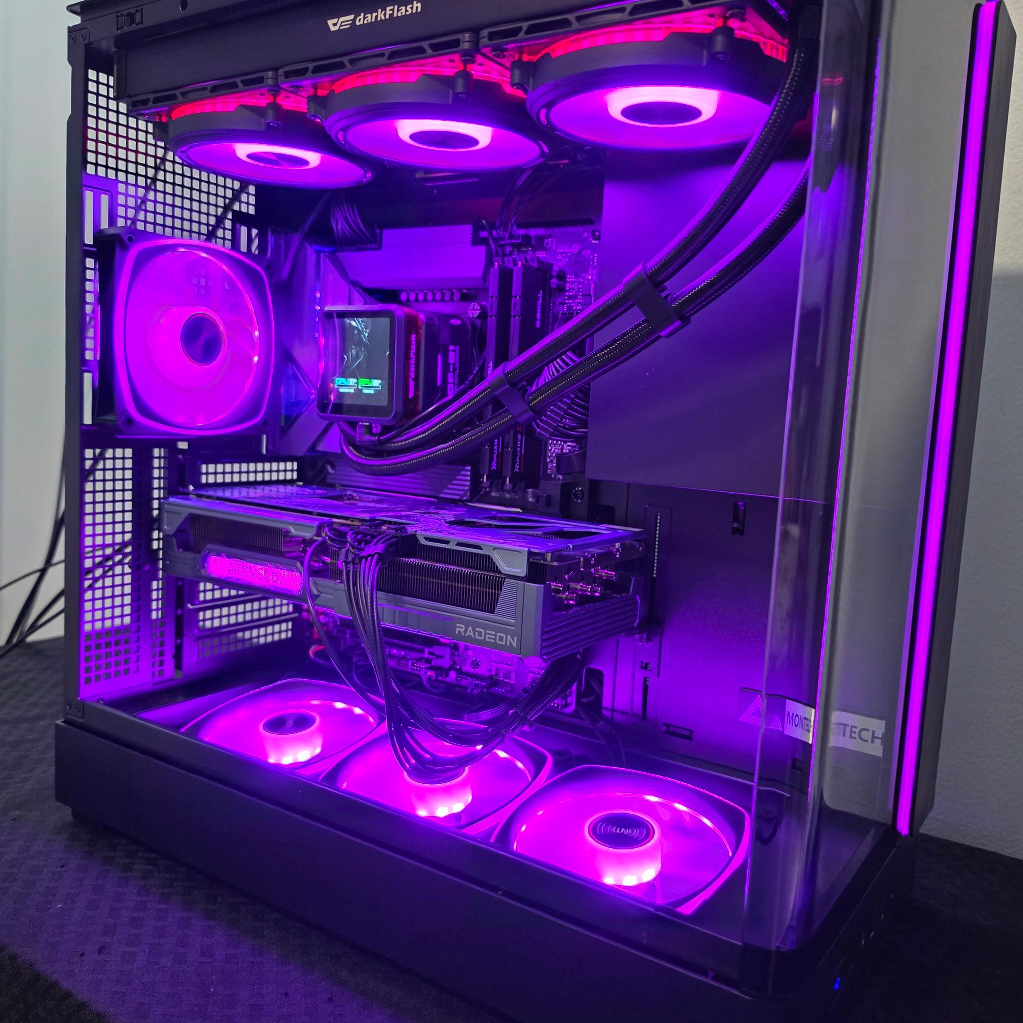 RX 9070 XT-Intel Core Ultra 7 270k plus-32 GB DDR5 6000-2 TB (1+1) NVME Beast Gaming PC