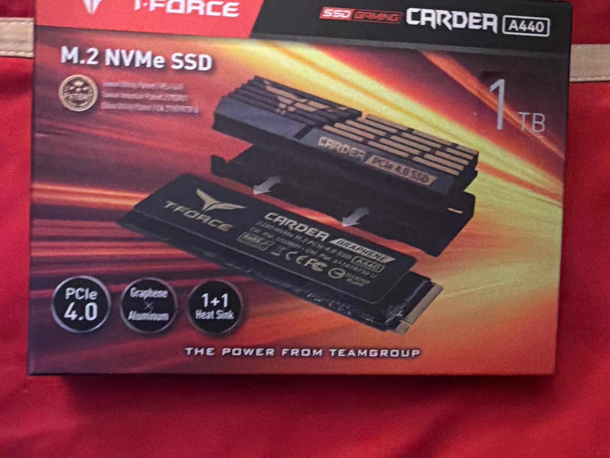 Brand New T-Force Cardea A440 1TB NVME SSD
