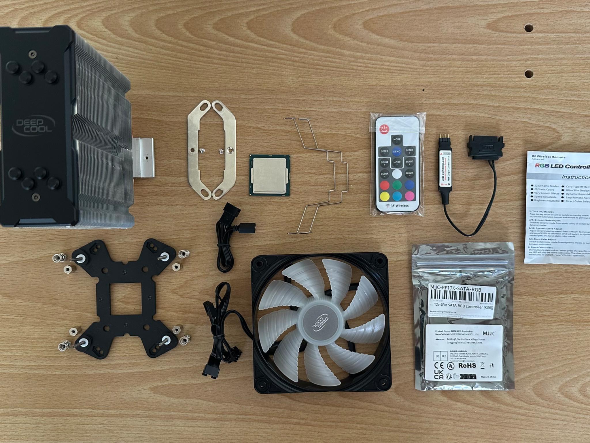 Intel Core i5 6600K/ W Deepcool 120mm RGB Tower Cooler & RGB-SATA Adapter W Controller