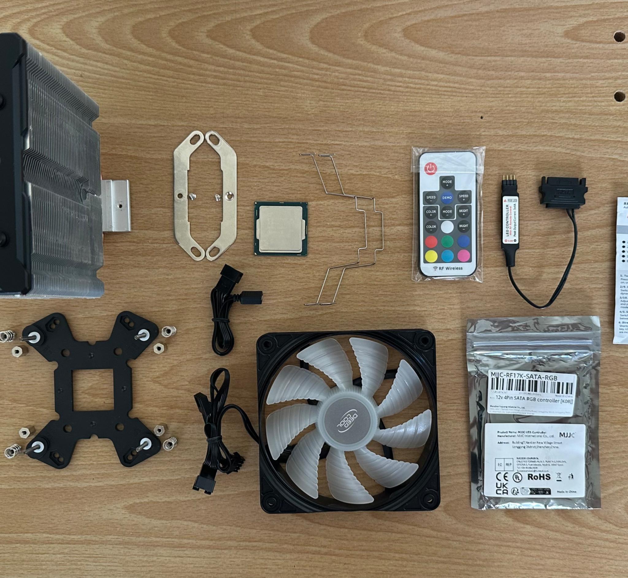 Intel Core i5 6600K/ W Deepcool 120mm RGB Tower Cooler & RGB-SATA Adapter W Controller