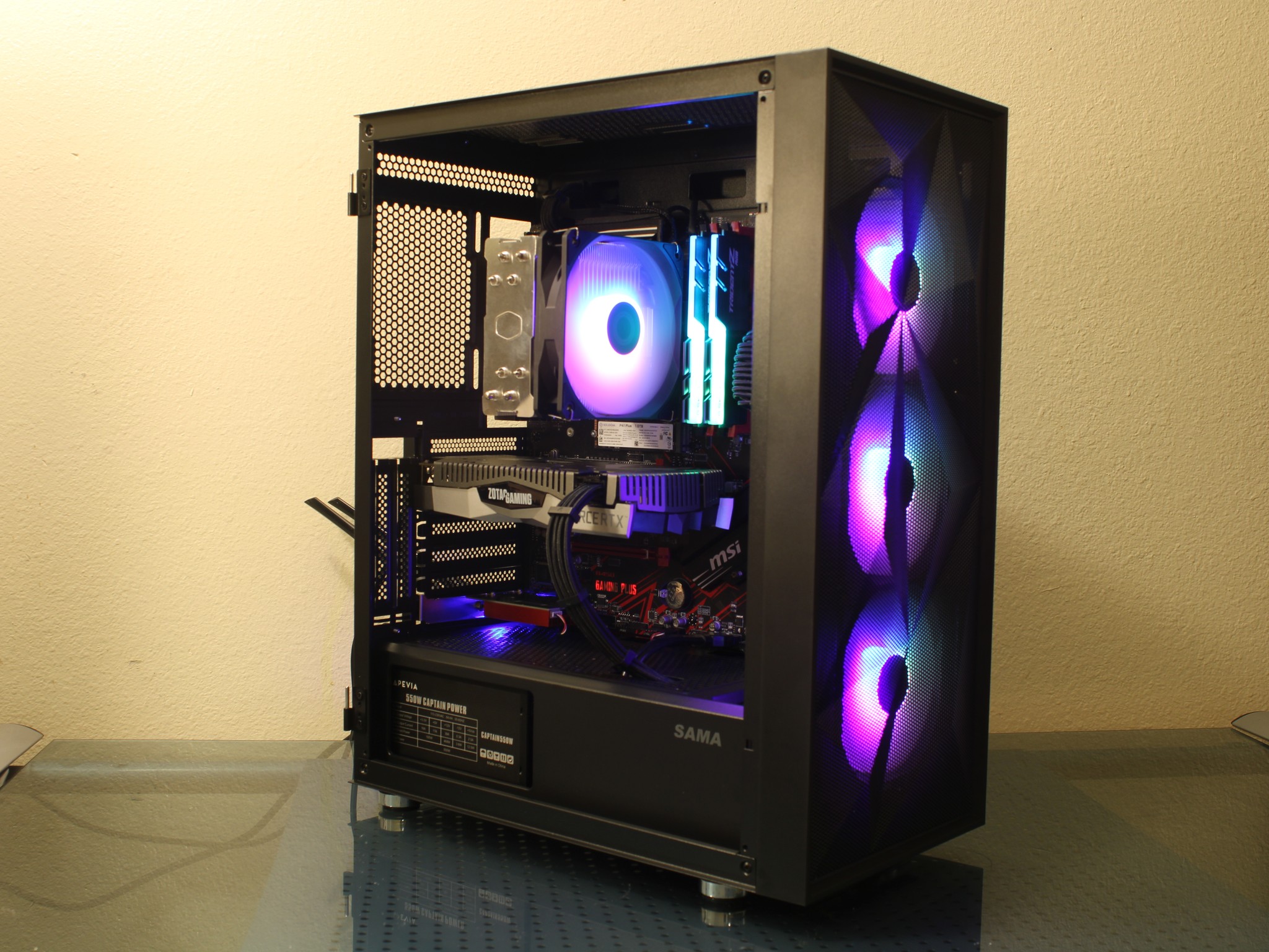 Black Gaming PC | Ryzen 5 3600 | RTX 2060 6GB | 16GB RAM | 1TB SSD | Wi-Fi 6E+Bluetooth | Windows 11