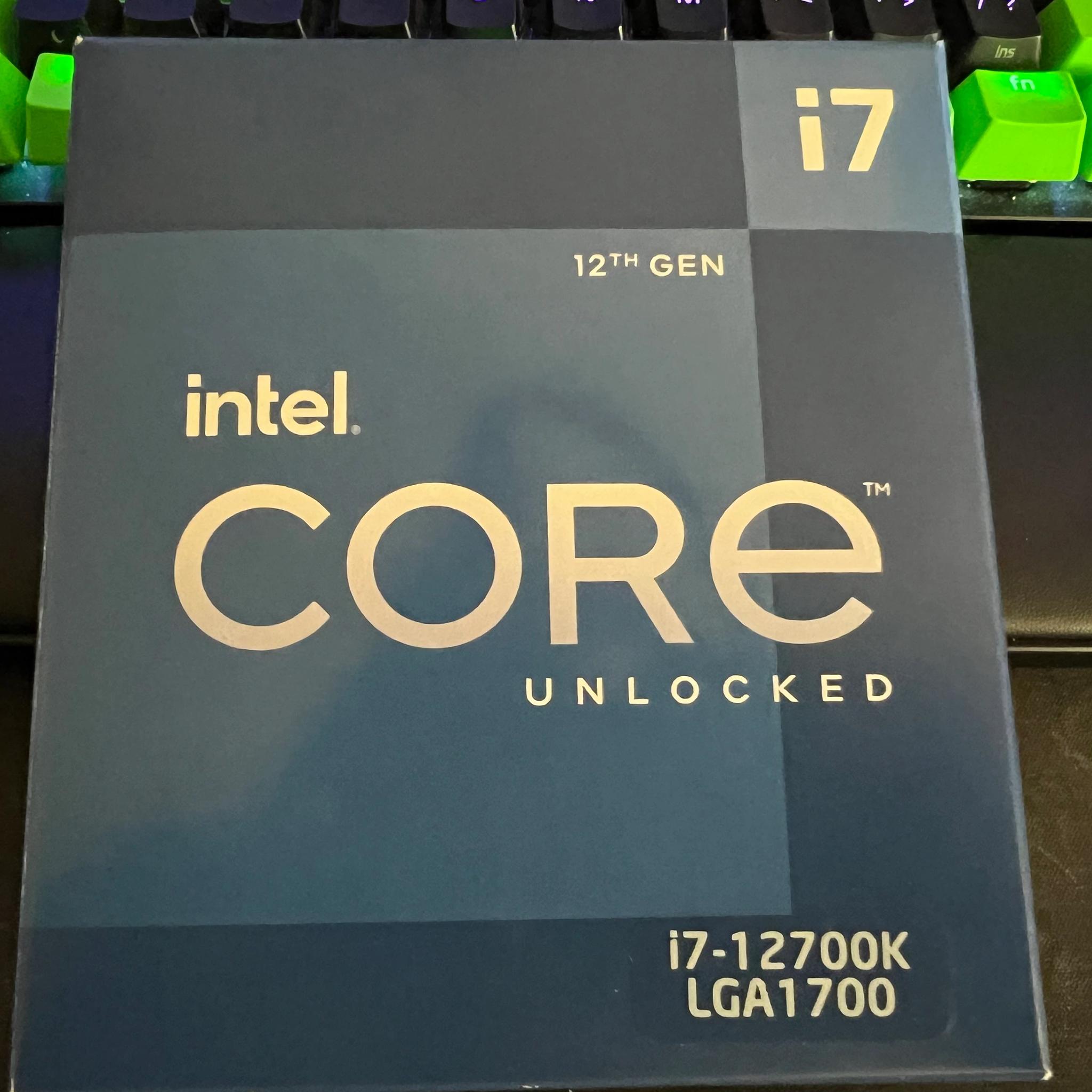 Intel i7-12700K CPU (LGA1700) -USED-