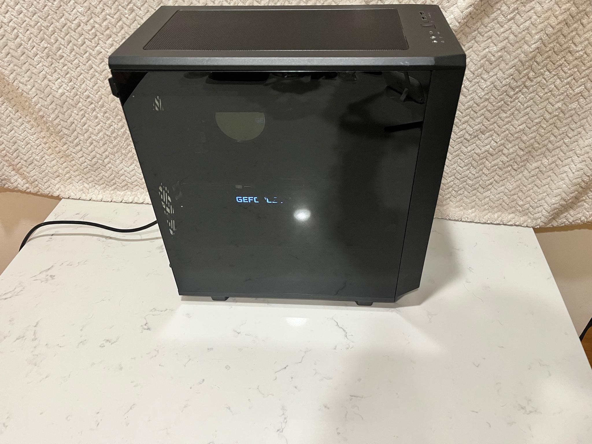 i7-8700 + RTX 3060 Ti | Stealth Black Performance PC | High-End Cooling