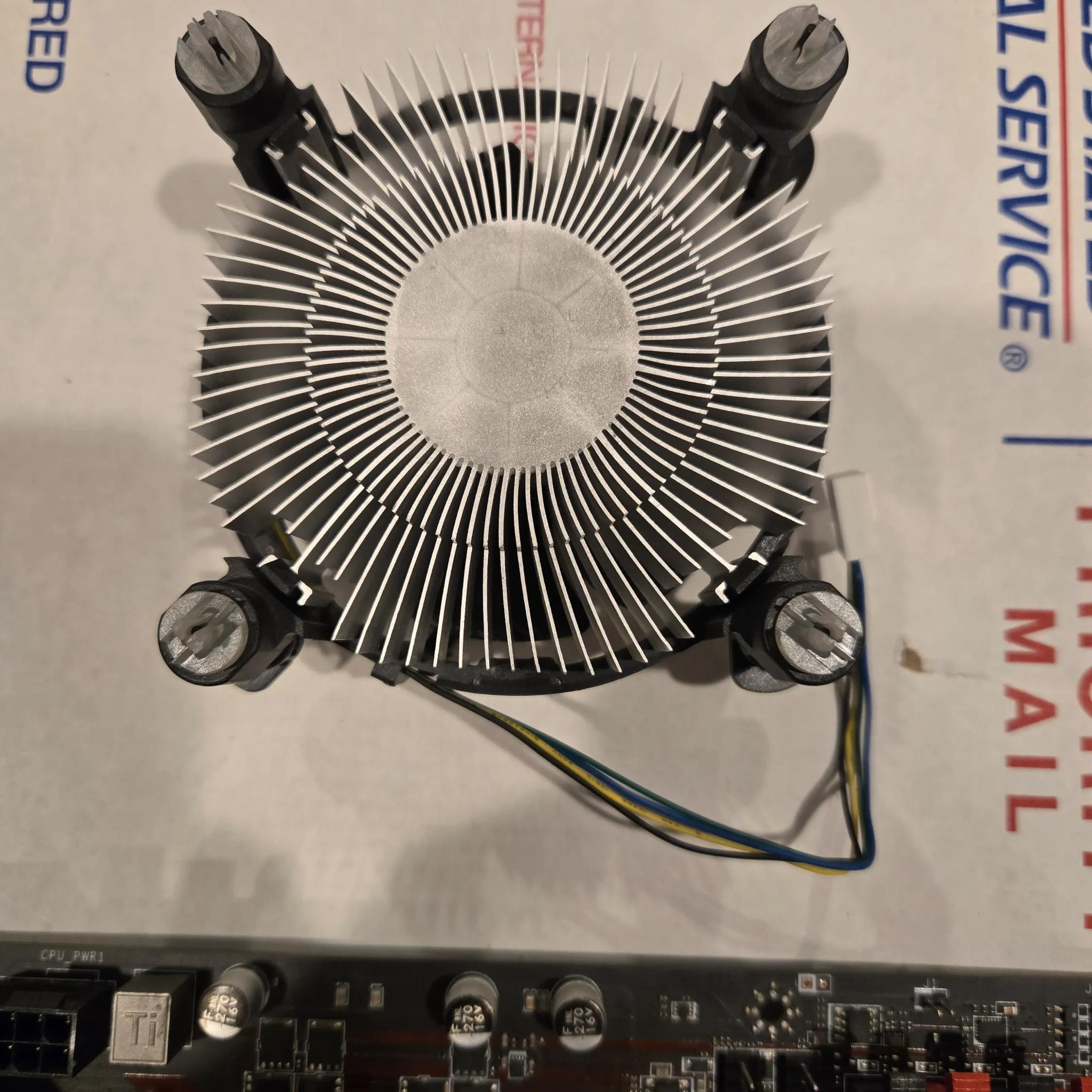 4 Item Bundle - Intel i7 - MSI MPG Z390 Gaming Plus - Intel CPU Cooler - Asus WIFI Card - All Tested