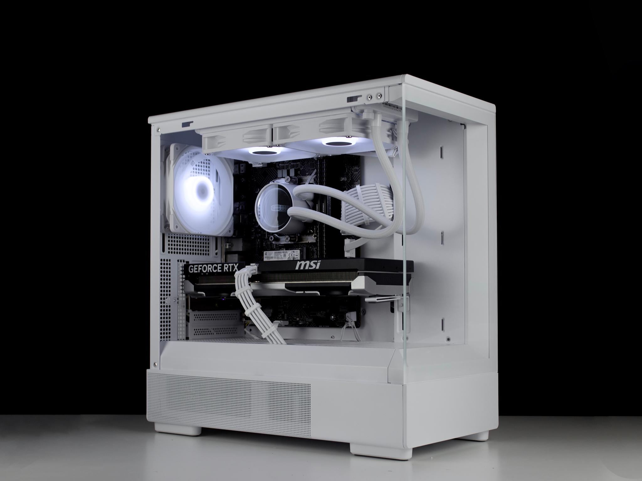 🧊❄️🧊 White Gaming PC – RTX 5060 TI, Intel i5 12600K, 32GB RAM, 1TB SSD - WiFi, BlueTooth 🧊❄️🧊