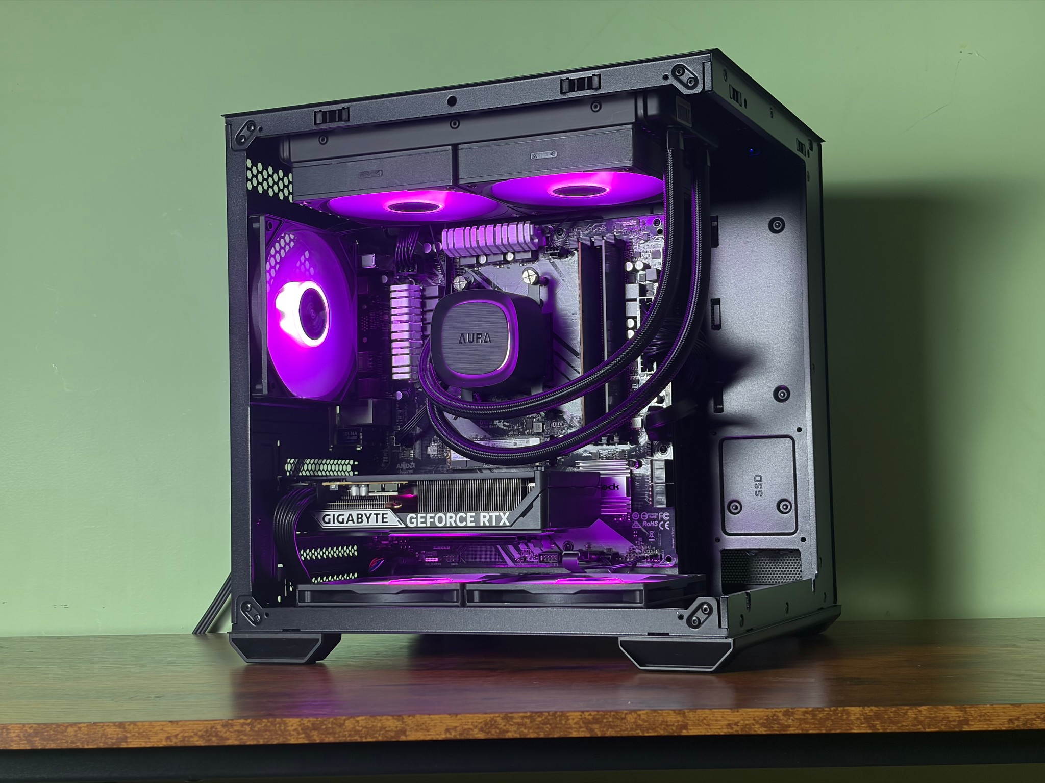 1440P Gaming PC | RTX 5060 | Ryzen 5 5500 | 16GB DDR4 | 1TB SSD | Free Ship!