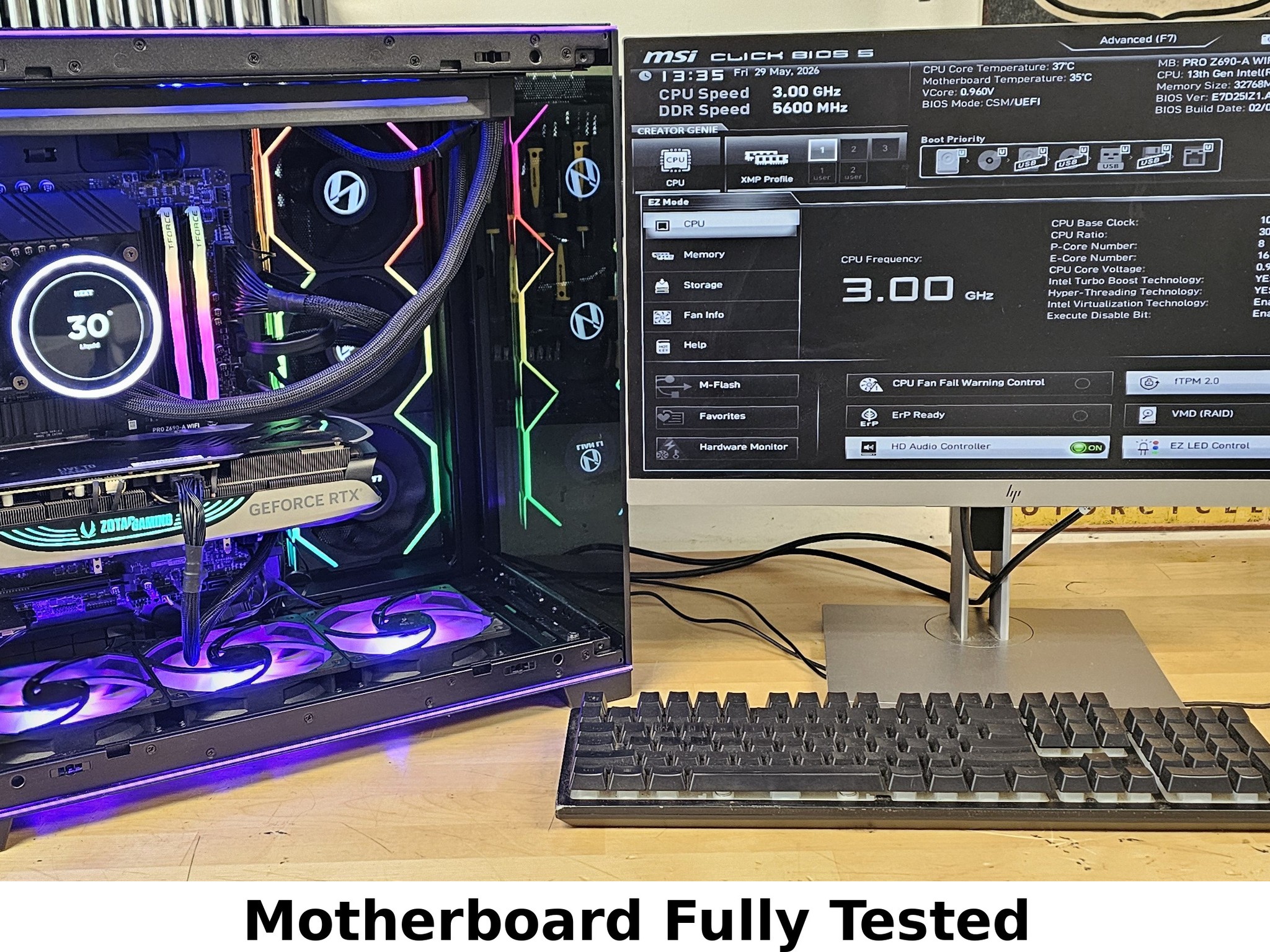 MSI PRO Z690-A WIFI DDR5 LGA1700 ATX Motherboard