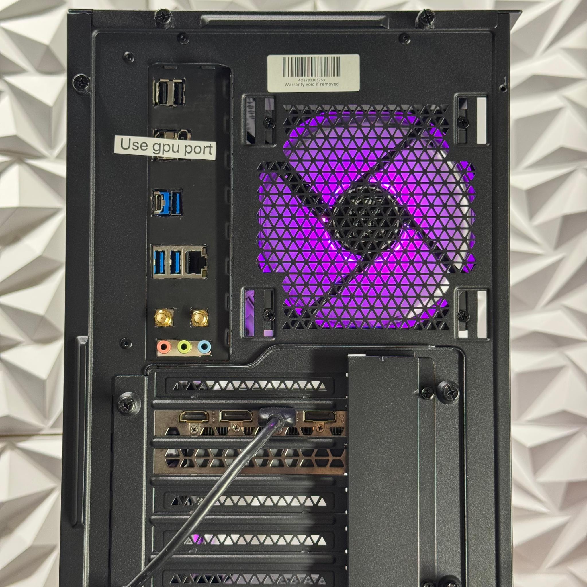 i7-11700F / RTX 3060 Ti / 32GB Ram / 256GB SSD + 2TB HDD / 600w power supply