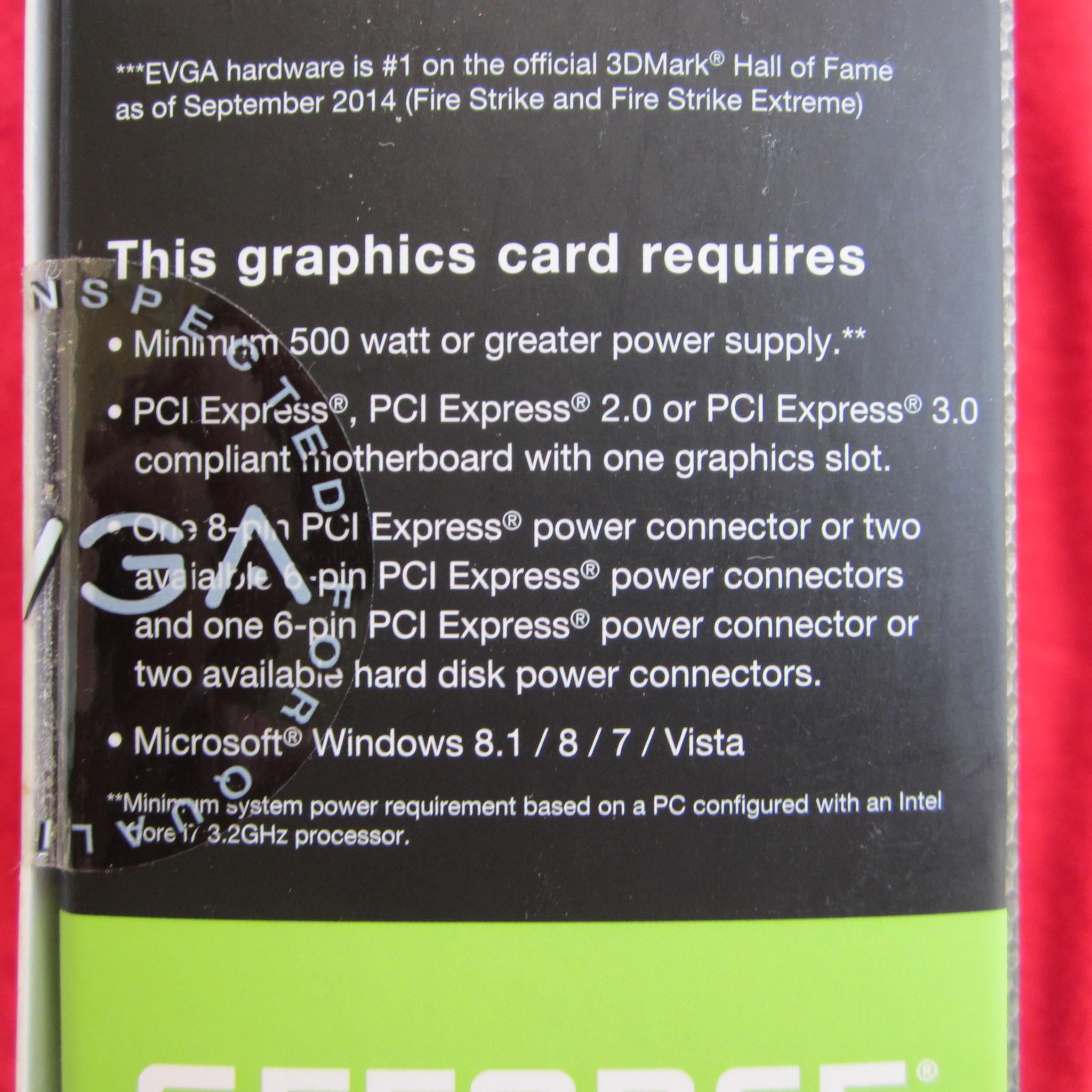 SUPER CLEAN! EVGA GTX 970 4Gb SSC Video Card With Metal Backplate