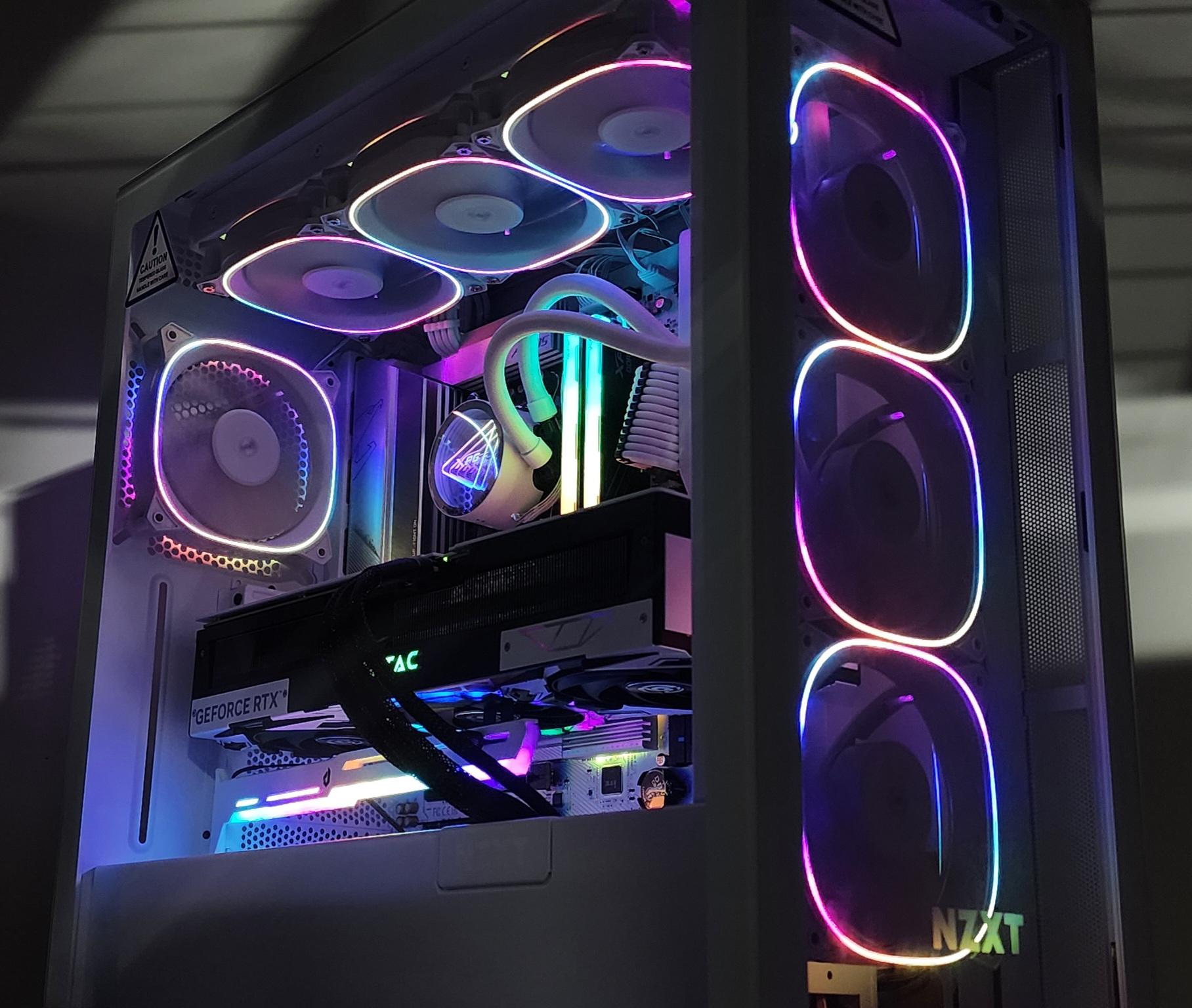 Gaming PC Ryzen 7 9850X3D 32GB RAM 2TB SSD RTX 5080 16GB Windows 11 Computer