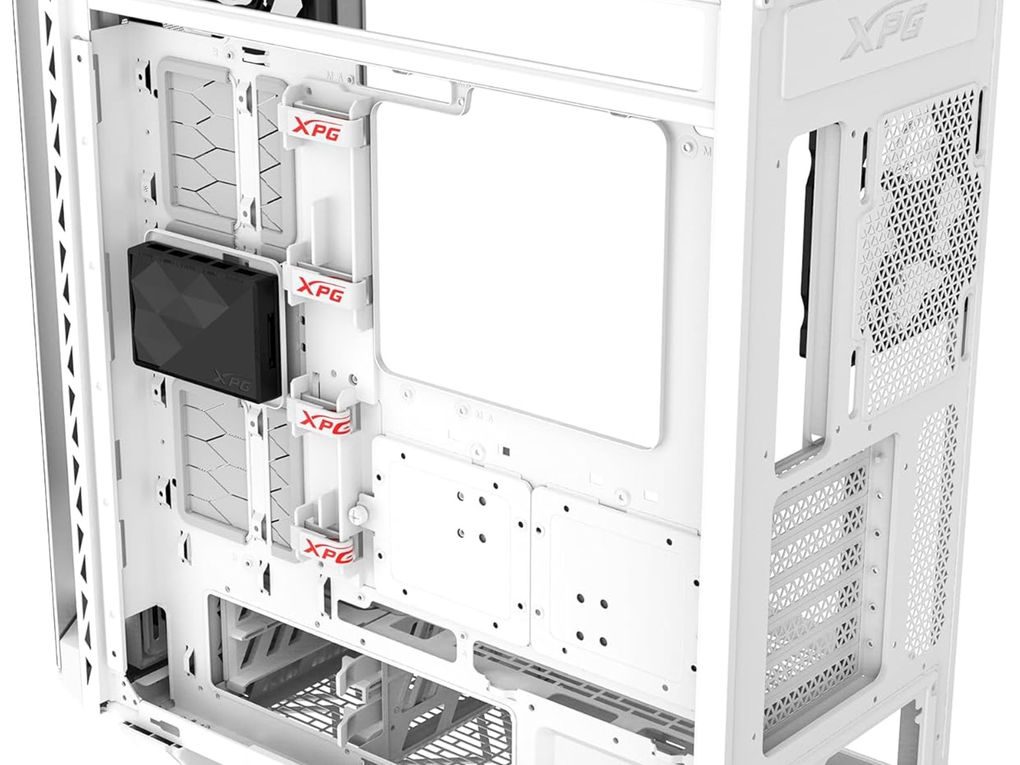 XPG Battlecruiser II with Prime White Mid-Tower ATX Computer Gaming Case
