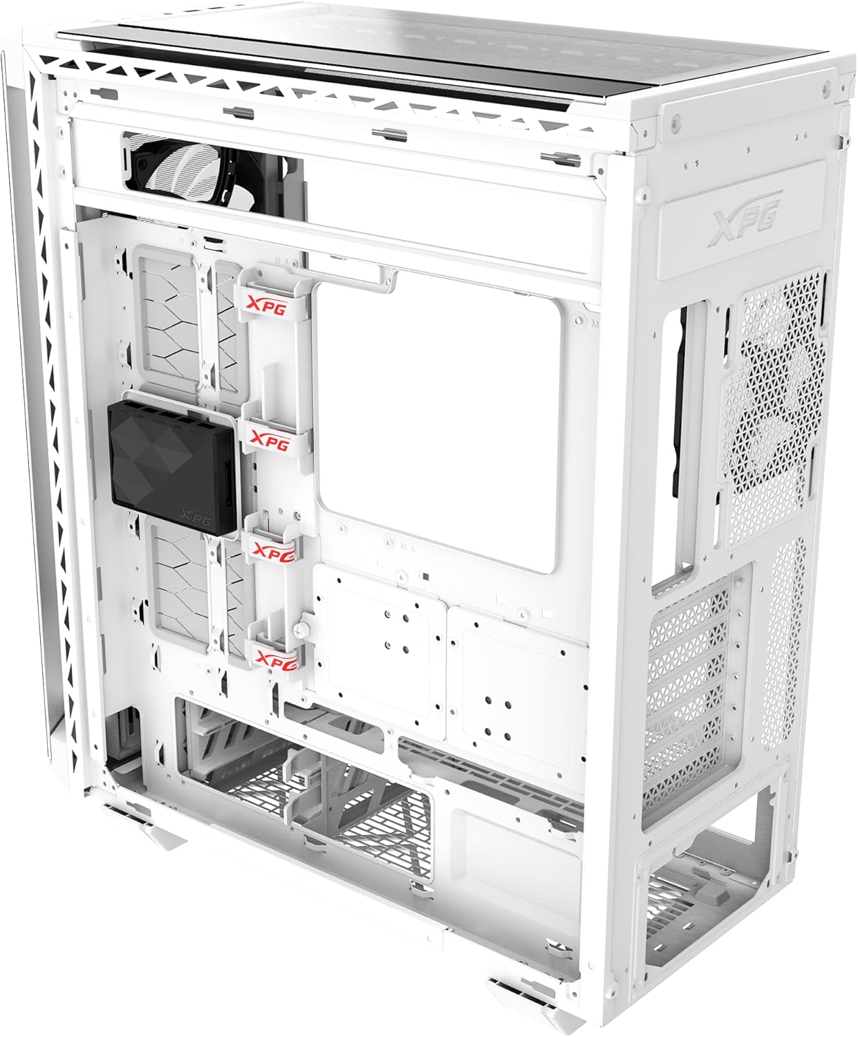 XPG Battlecruiser II with Prime White Mid-Tower ATX Computer Gaming Case
