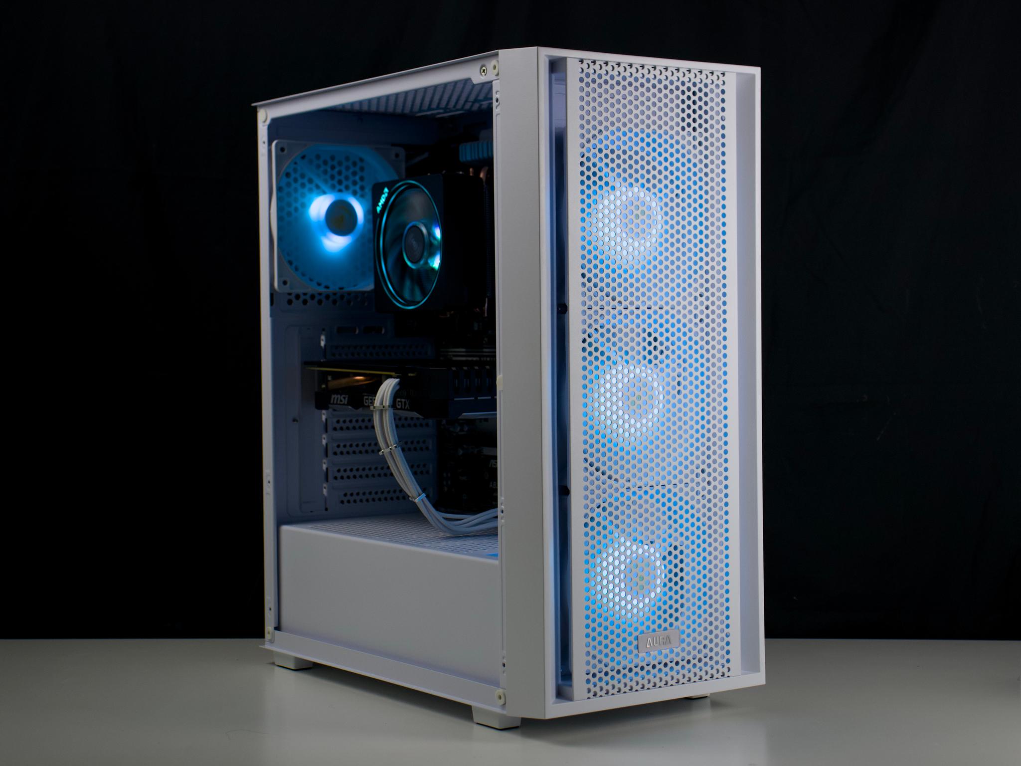🧊❄️🧊 White Gaming PC – GTX 1660 TI, Ryzen 5 2600, 16GB RAM, 512GB SSD - WiFi, BlueTooth 🧊❄️🧊