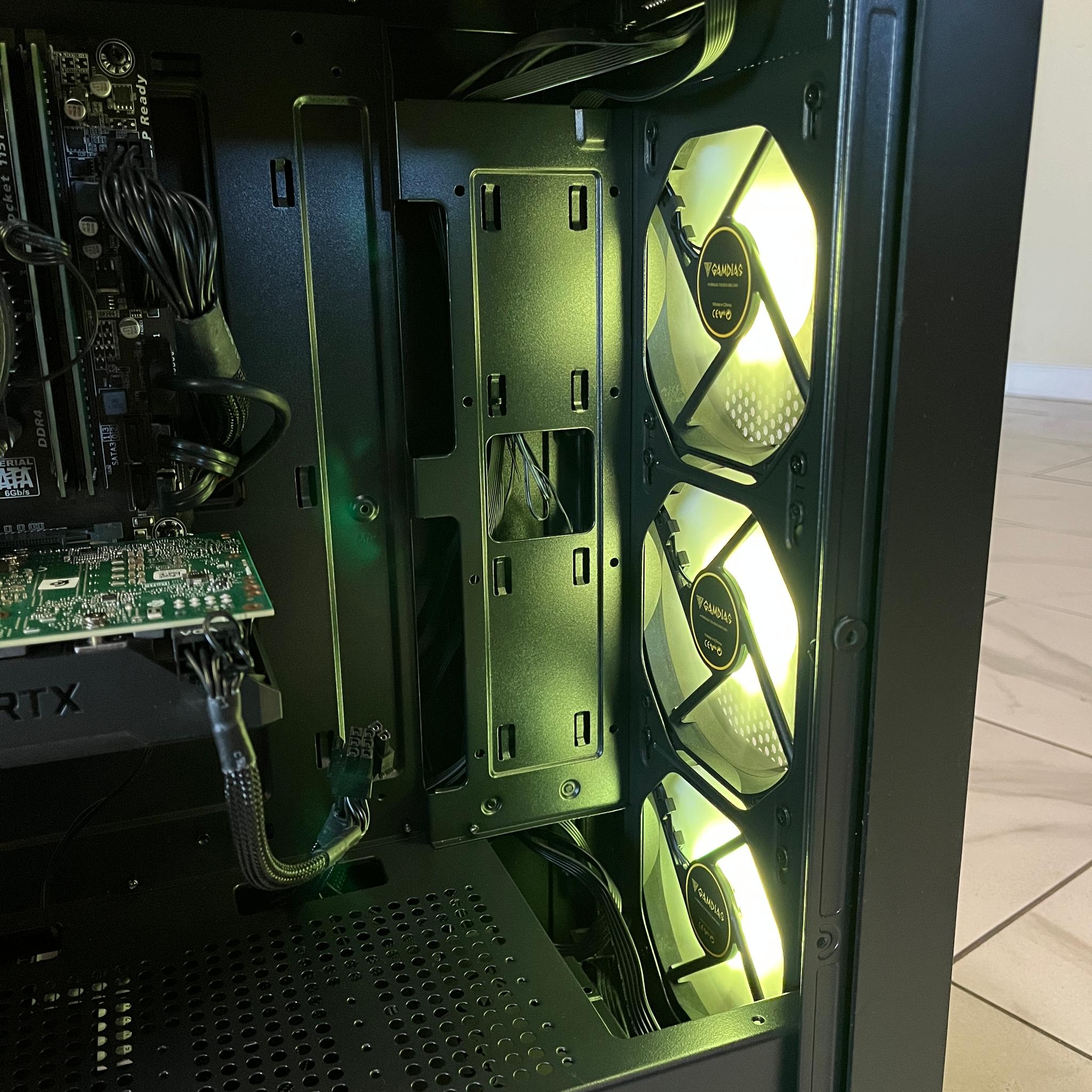 🖥️🔥NVIDIA RTX 2060 Super, Intel i5-7500, 16GB RAM, 870 GB Storage, High Performance RGB Gaming PC