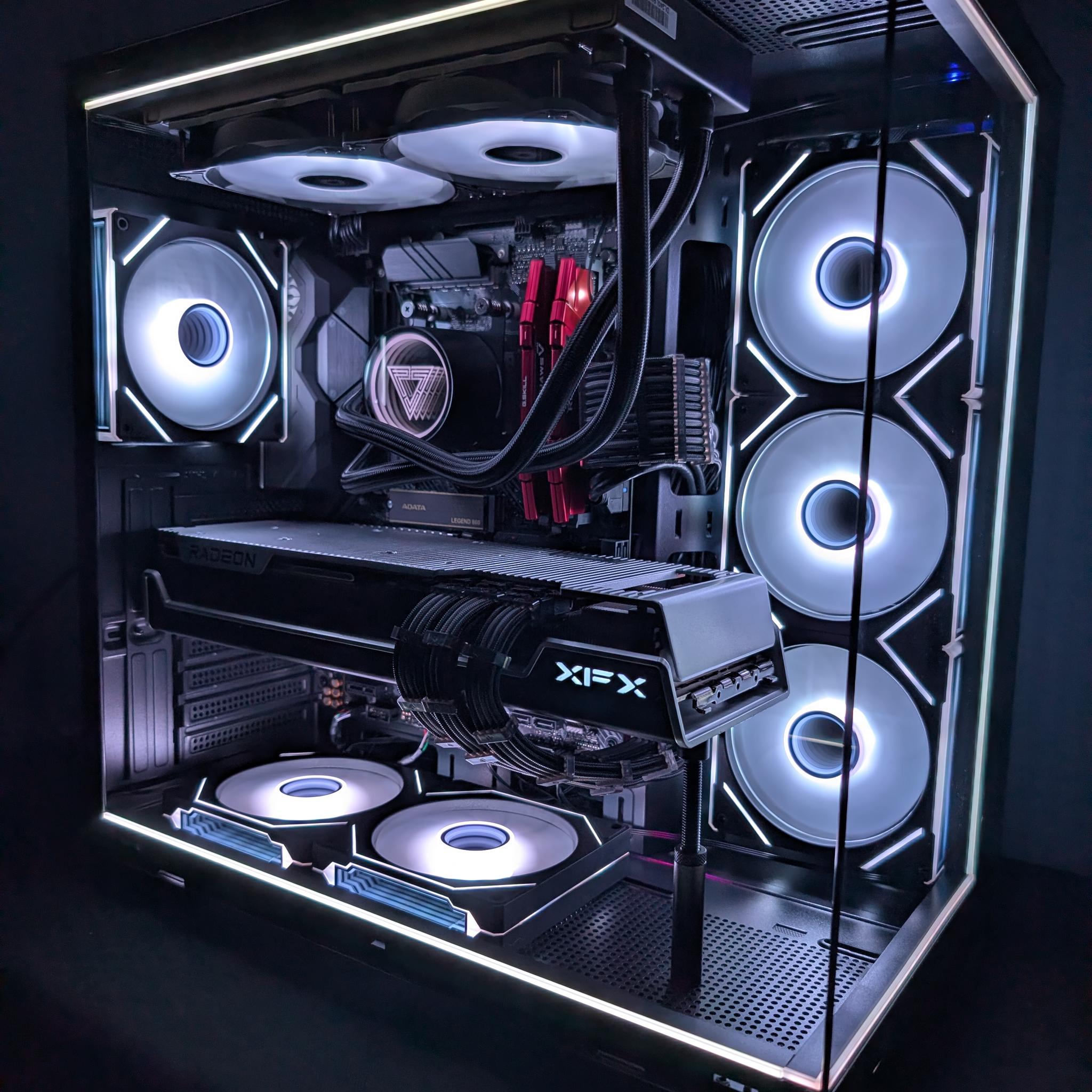 RX 7900XTX 24GBvram-Ryzen 7 5800x3d-32 GB DDR4 3600-1 TB NVME Supreme Gaming PC