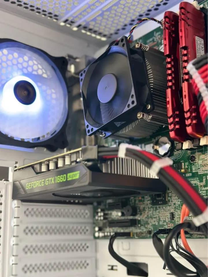 Intel i7/GTX 1660 SUPER, 16GB RAM, 500GB SSD Mid tower RGB Gaming PC