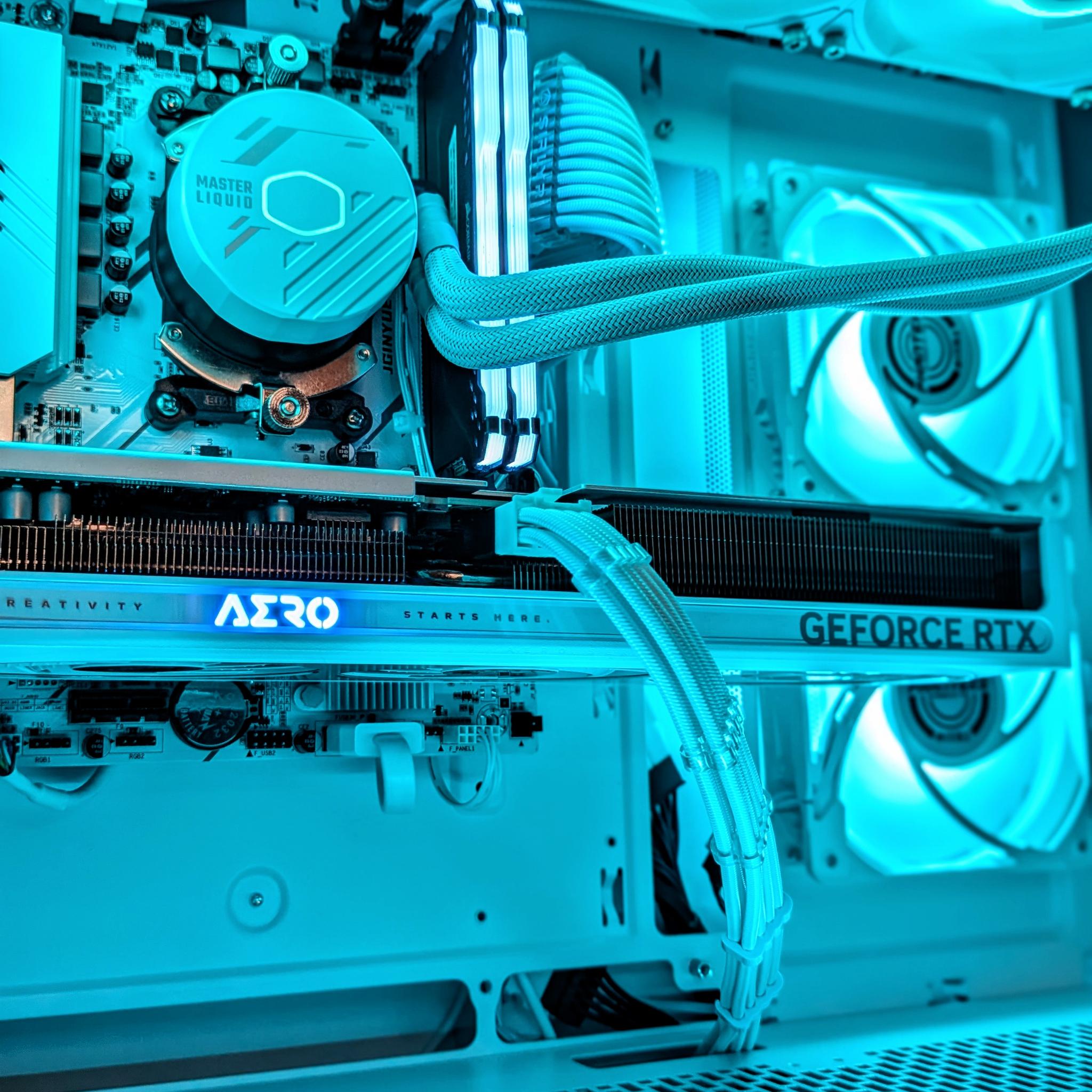 ❄️WHITE❄️ RTX 5060 TI 8GB PC | RYZEN 5 5600X | 32GB RAM | 1TB NVME | WINDOWS 11 |