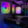 RTX 5070 12GB | Ryzen 7 7700X | 32GB DDR5 | 5TB Storage | Win11 | WIFI | 1440P/4K White Gaming PC