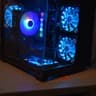 Gaming PC RYZEN 5500 GPU RTX 5060 8GB RAM 32GB RGB 1TB NVME PSU 700 Watts Wi-fi