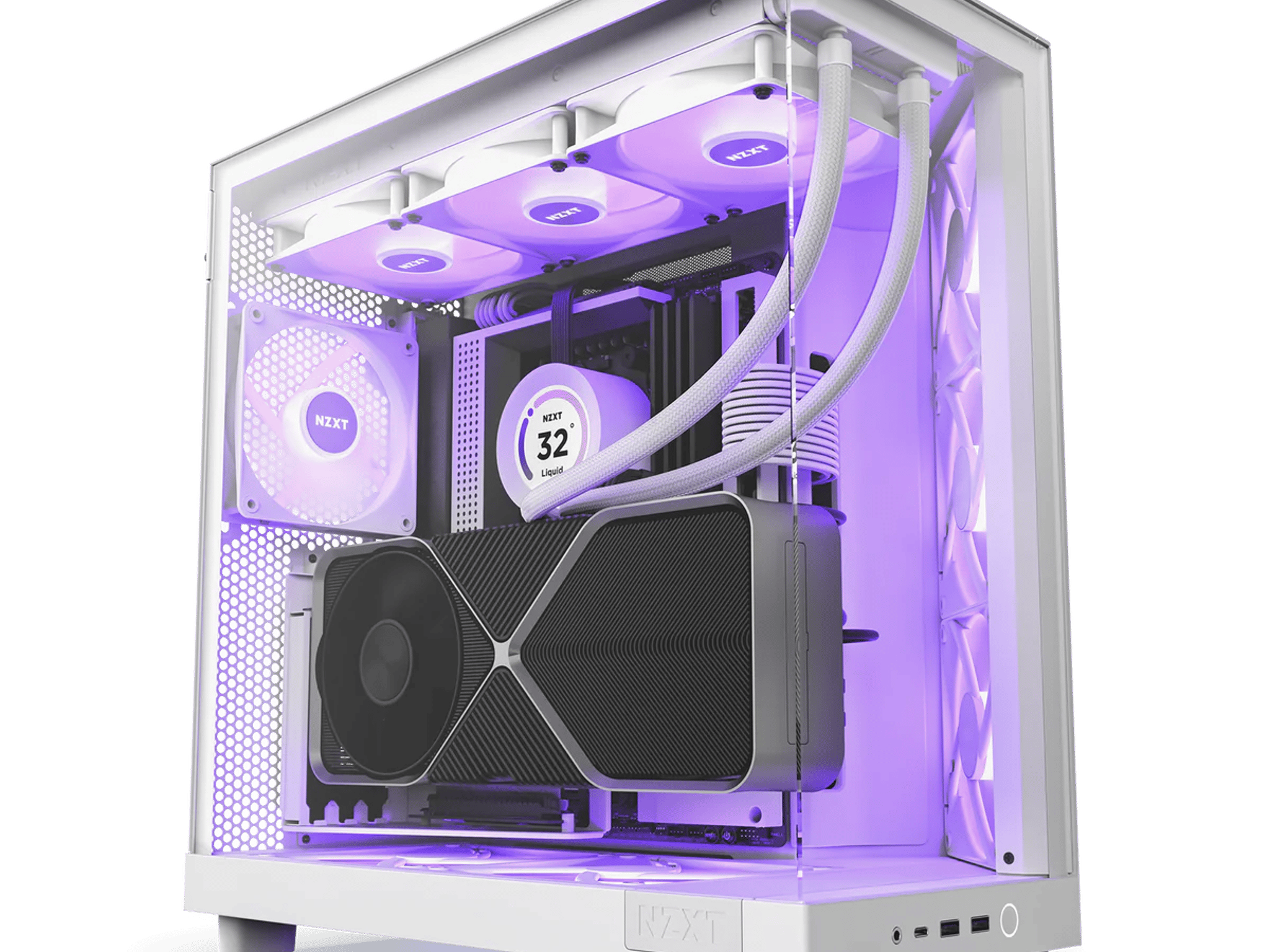 NZXT H6 Flow RGB White