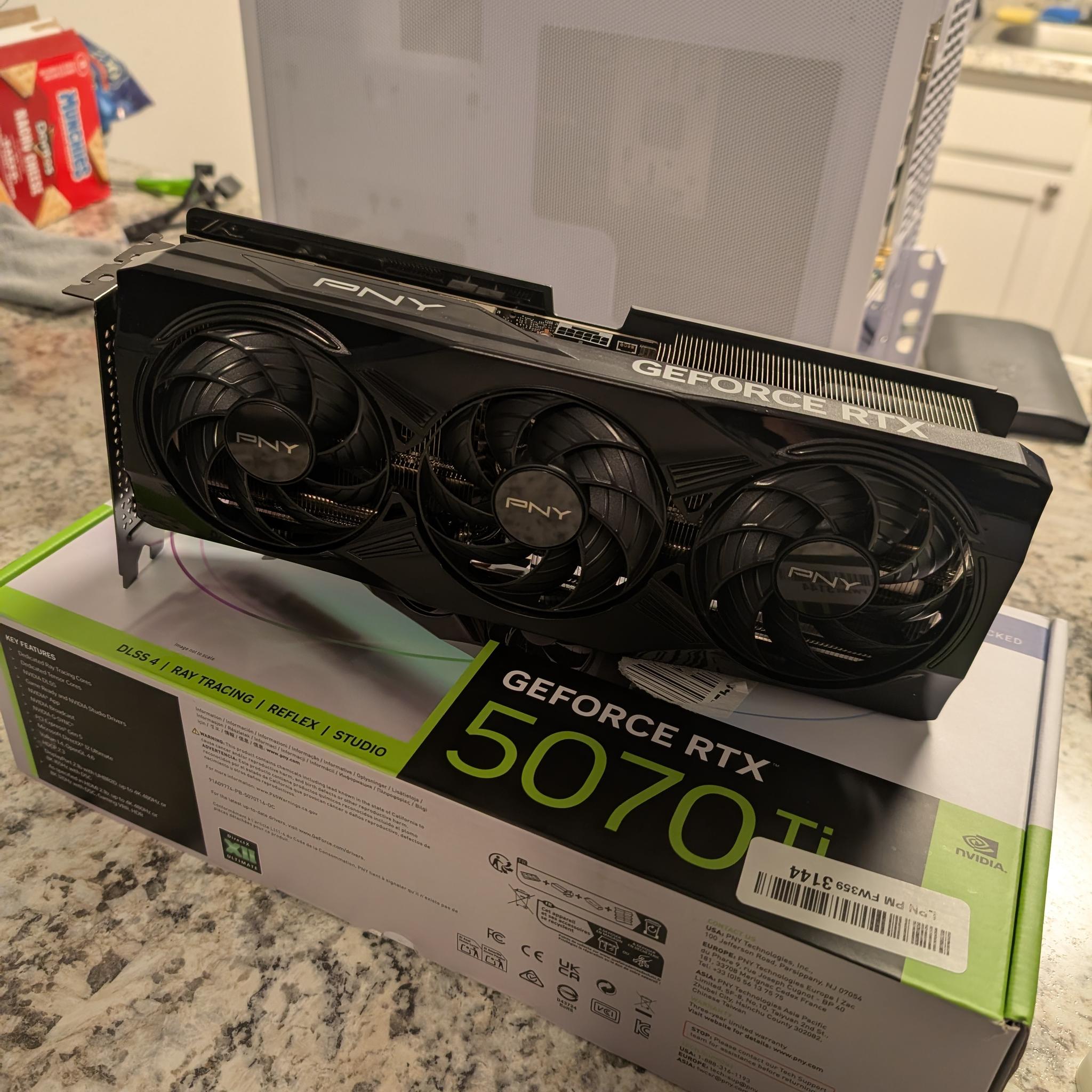 PNY GeForce RTX 5070 Ti OC Triple Fan