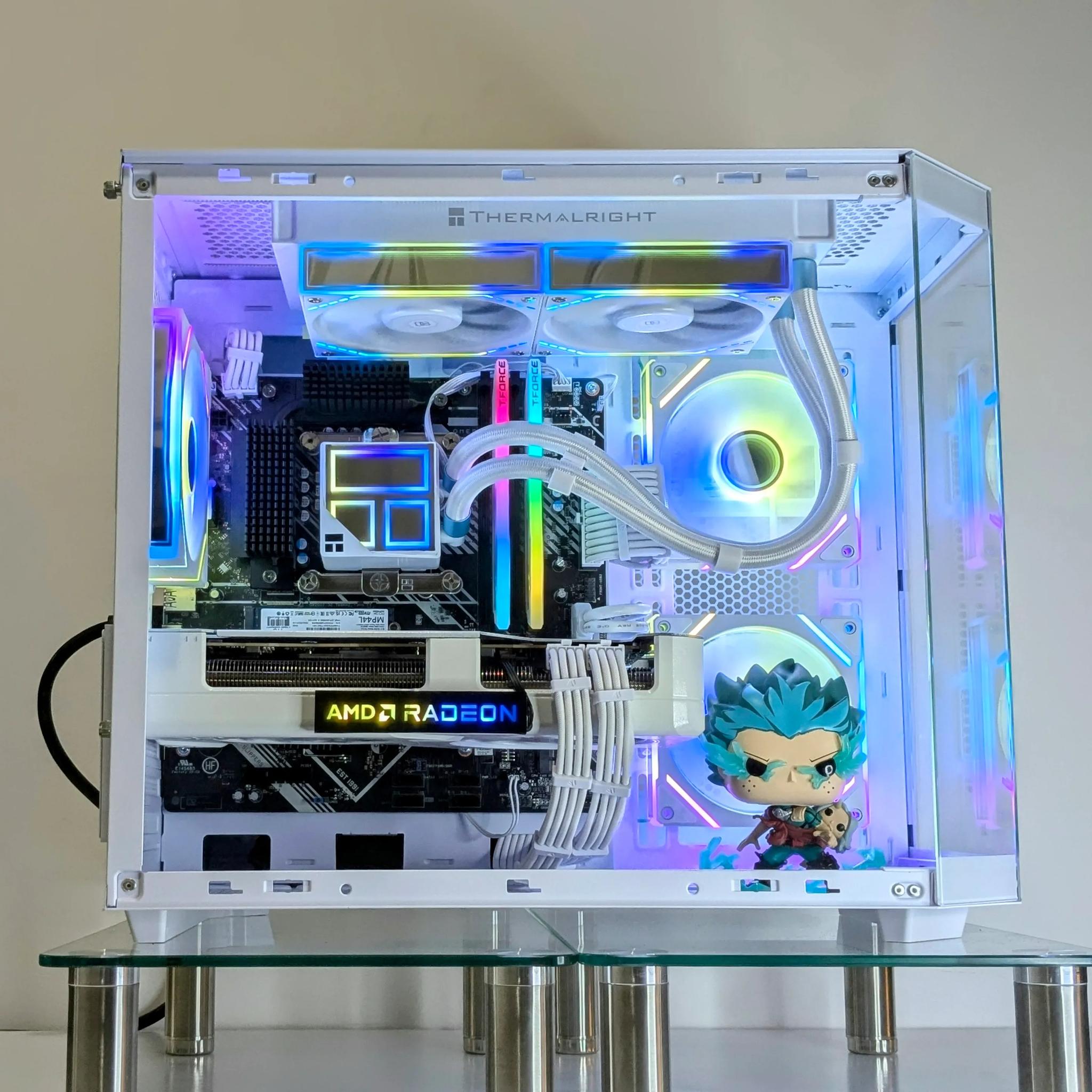 🧊⚡️Infinite Deku 2.0🤍RX 7900GRE🤍I5-12600K🤍Z690(OC*)🤍32GB TFORCE RAM🤍1TB NVMe SSD🤍Windows 11 Pro