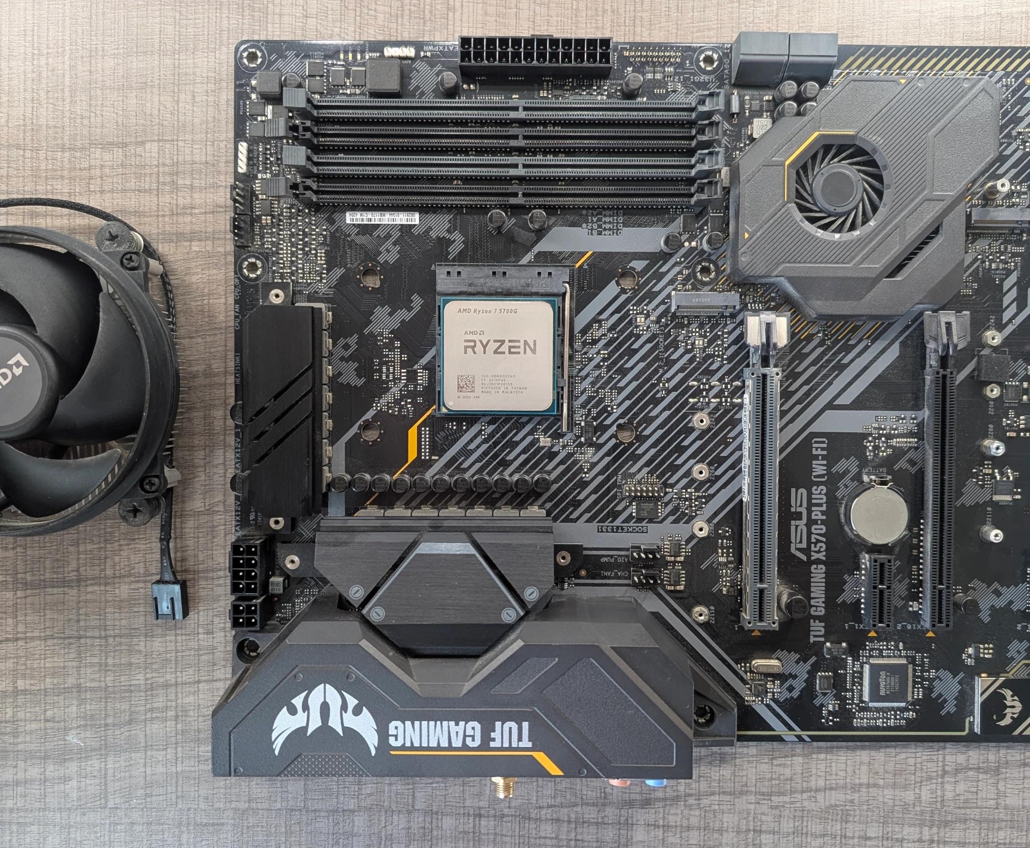 Ryzen 7 5700 & ASUS TUF X570-Plus (Wi-Fi) Combo