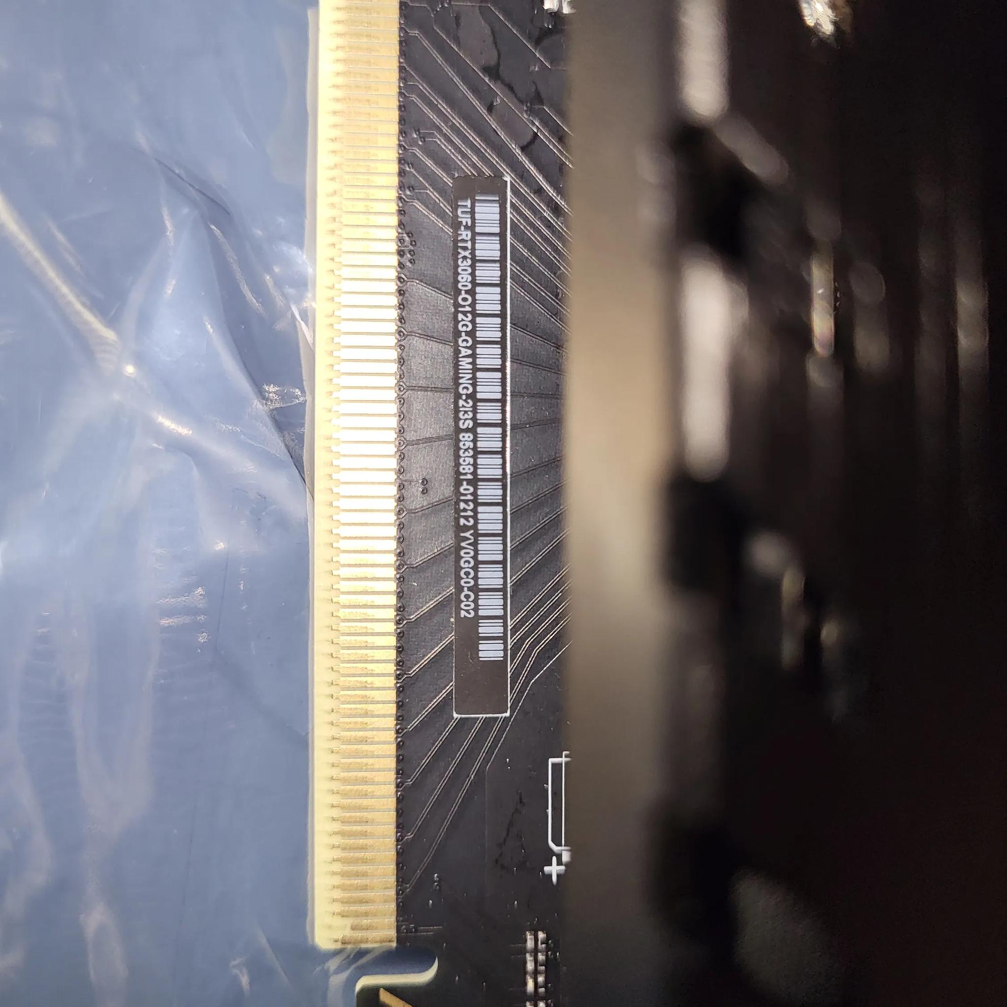 Rtx 3060 12GB Asus Tuf Gaming Card bad Display Ports