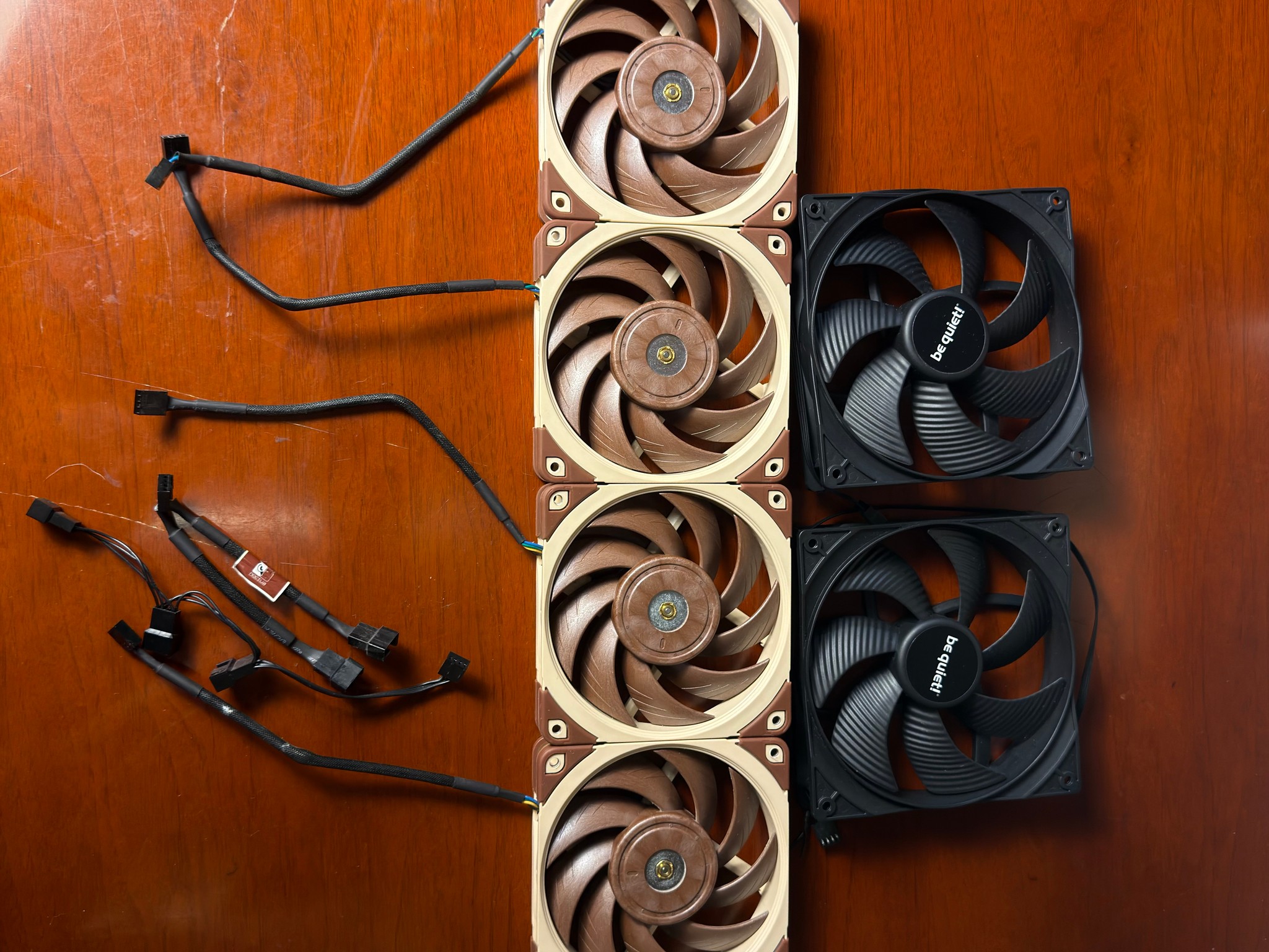 Noctua NF-A12x25 PWM + Bequite Pure wing 3