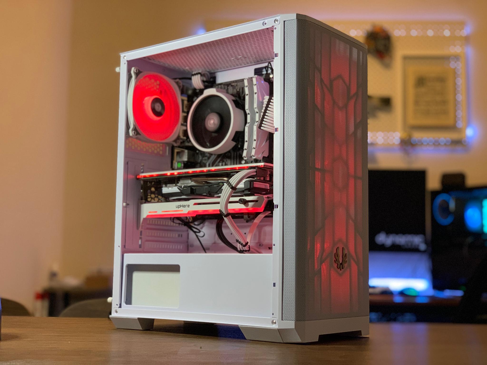 Entry Level White Gaming PC (Ryzen 5 2600 + RX 580) w/ WIFI
